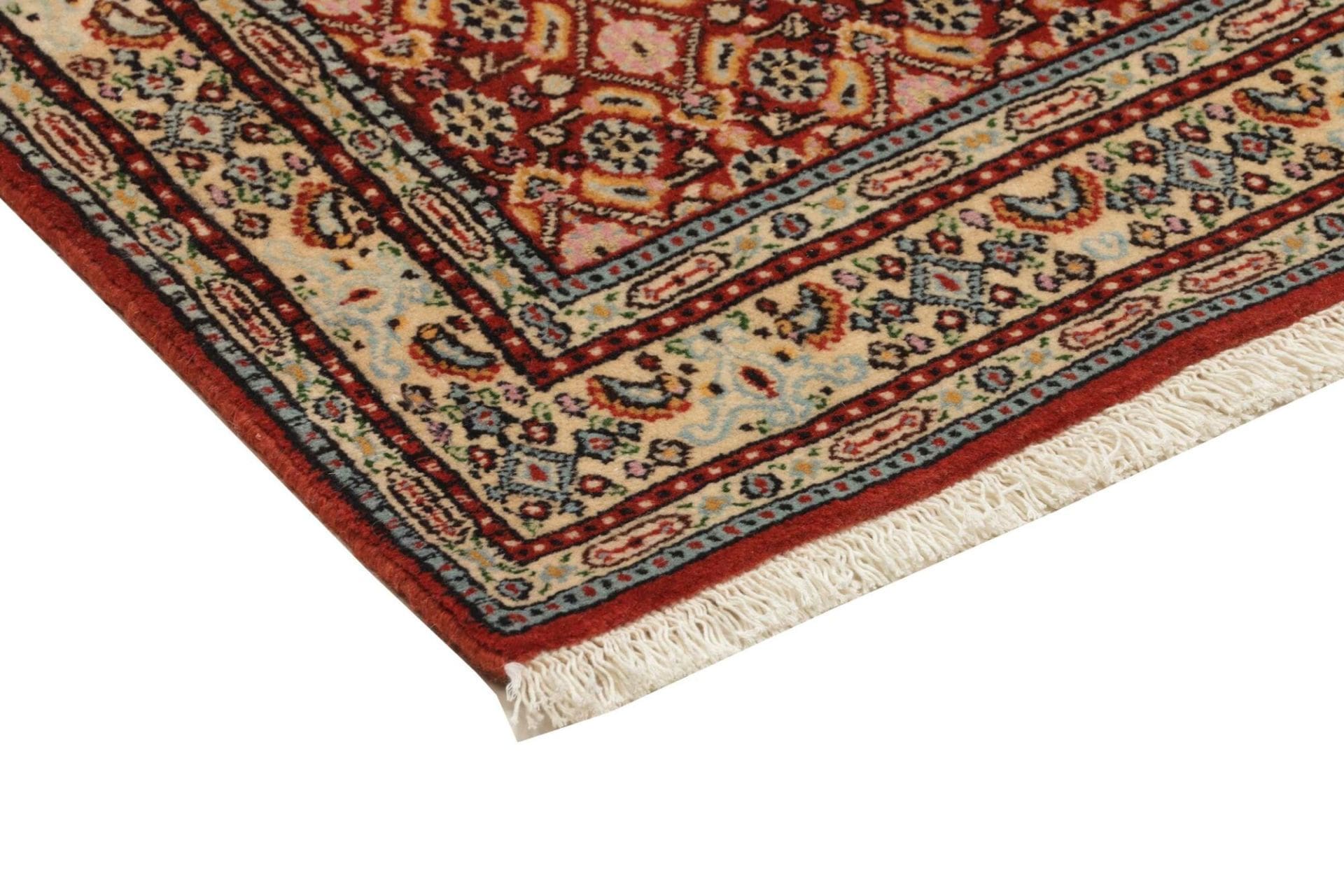 Moud Perserteppich aus Iran, 58 × 90 cm