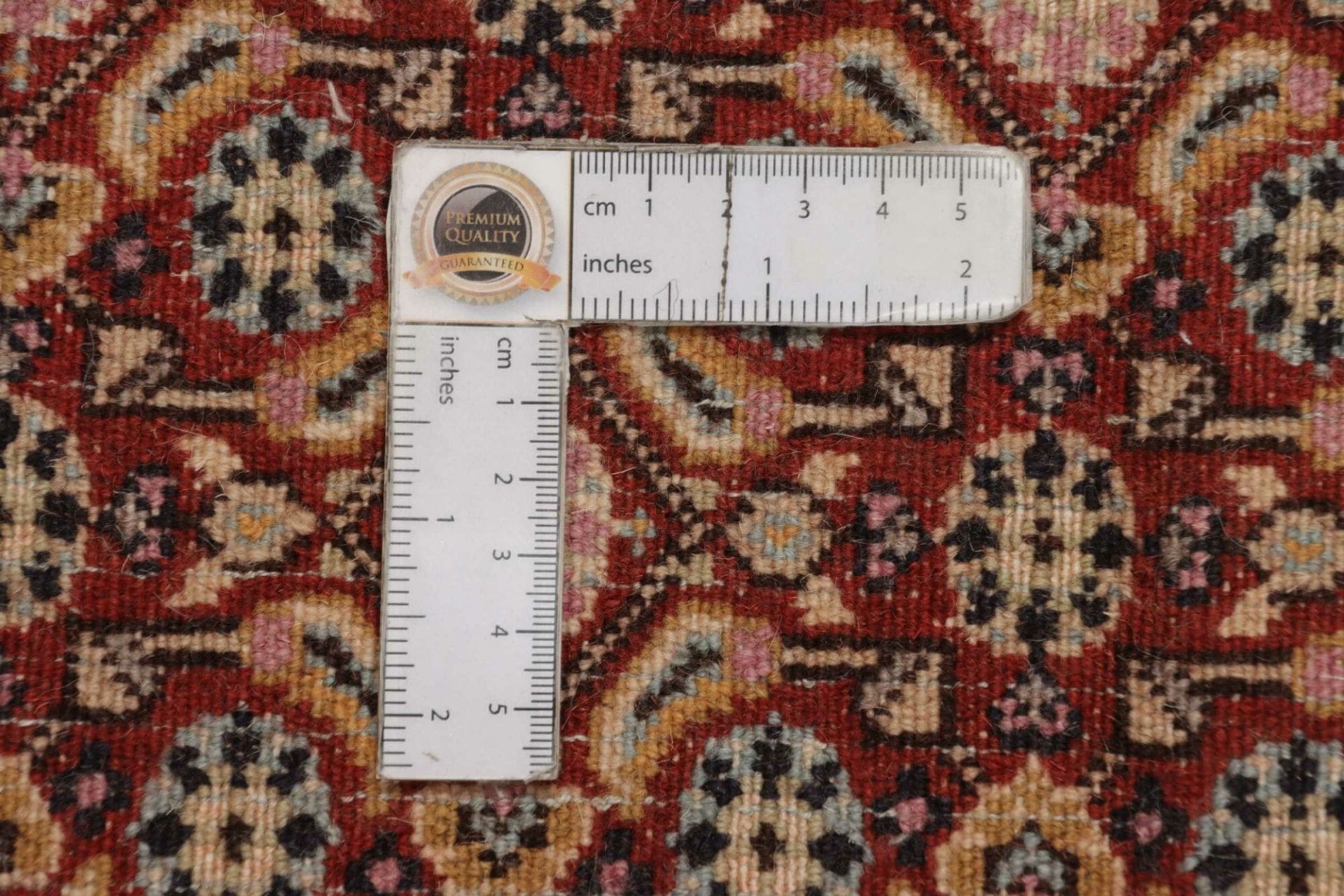 Moud Perserteppich aus Iran, 58 × 90 cm