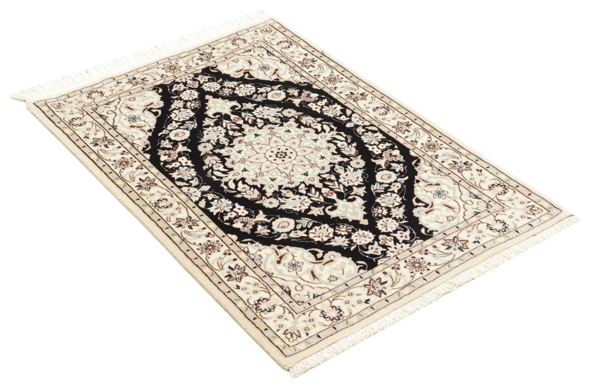 Nain Perserteppich 75 × 108 cm aus Wolle, handgeknüpft