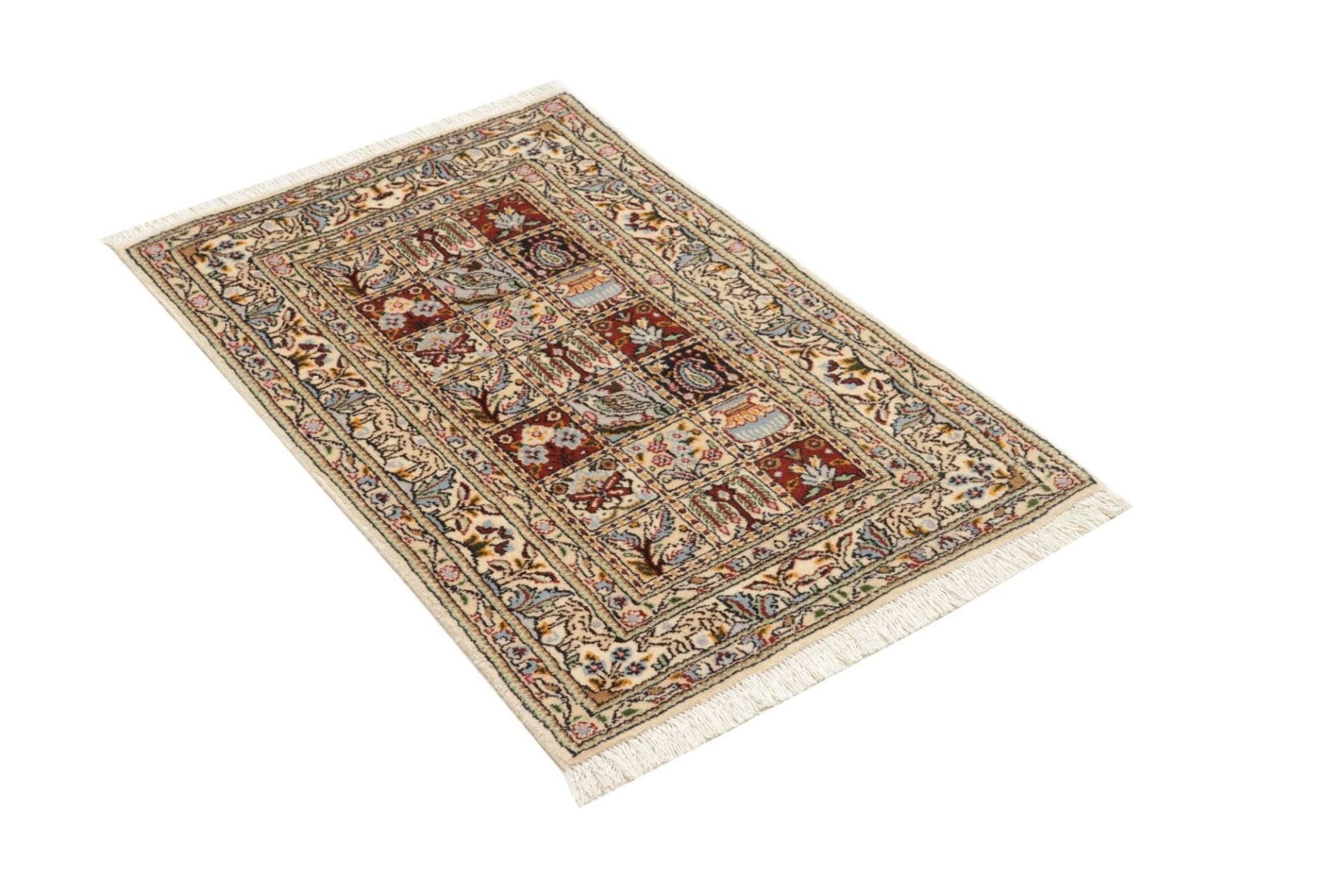 Moud Perserteppich aus Iran, 63 × 85 cm