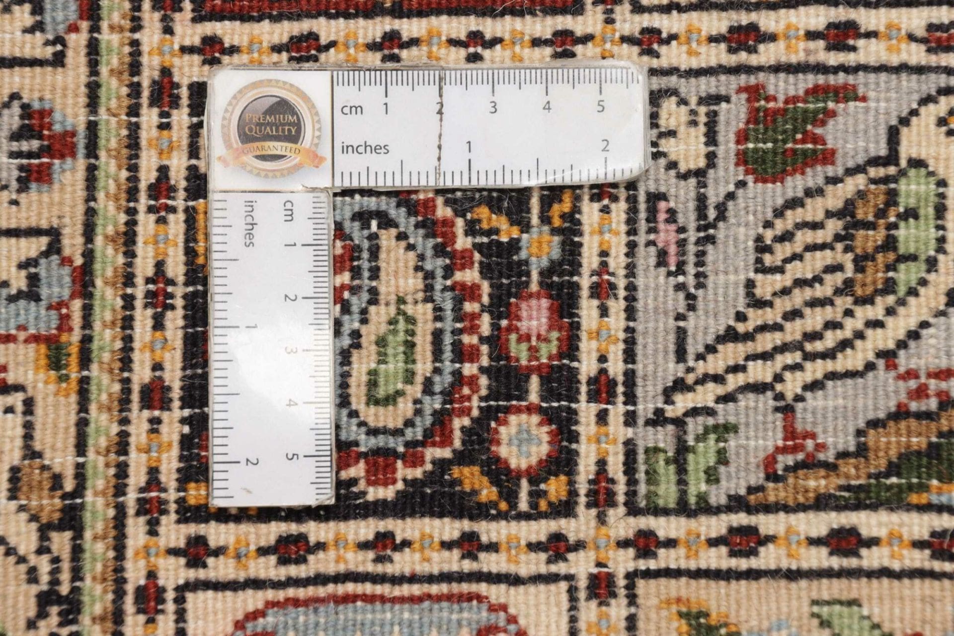 Moud Perserteppich aus Iran, 63 × 85 cm