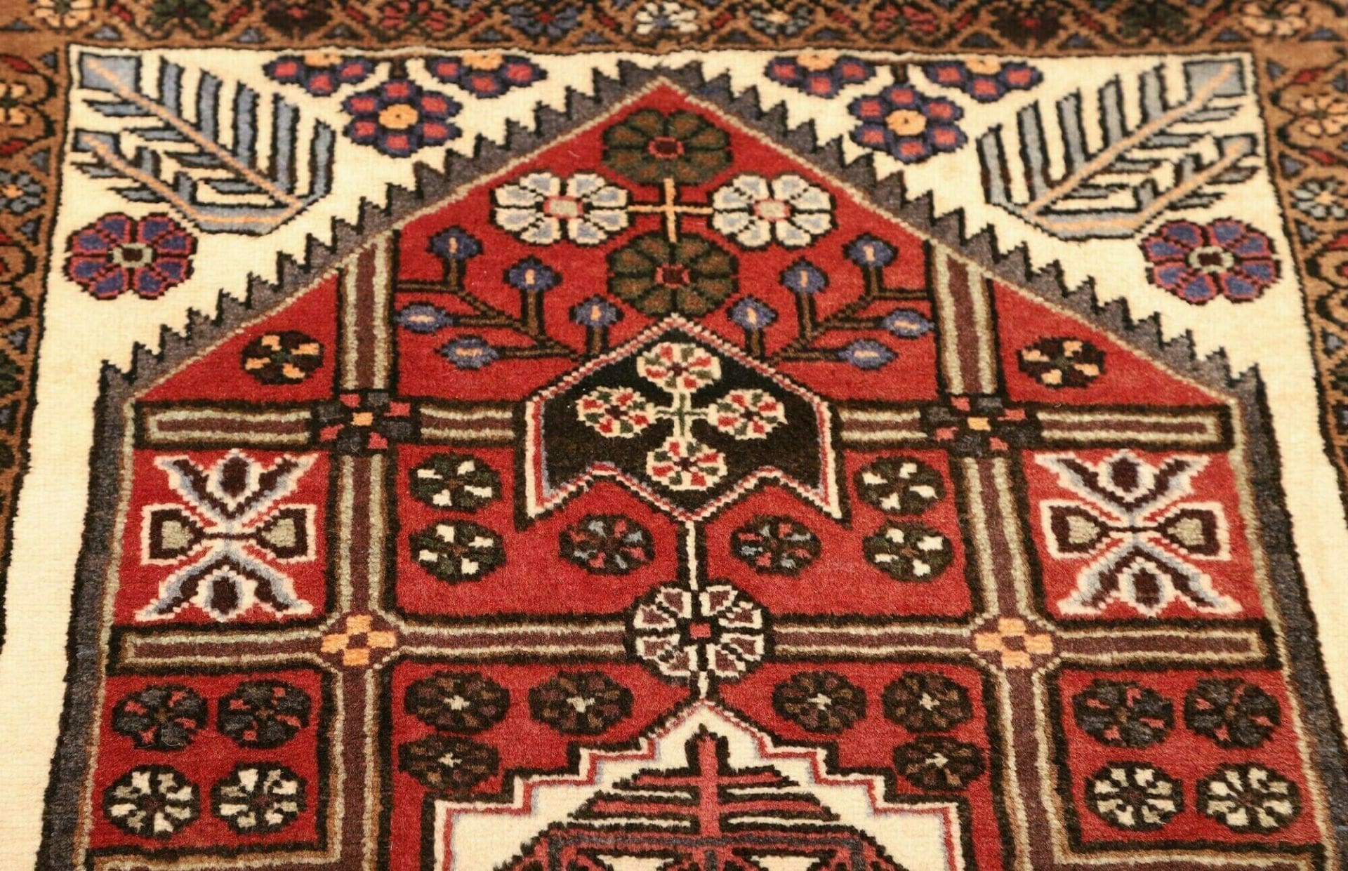 Handgeknüpfter Hamadan Herati Perserteppich 80 × 126 cm