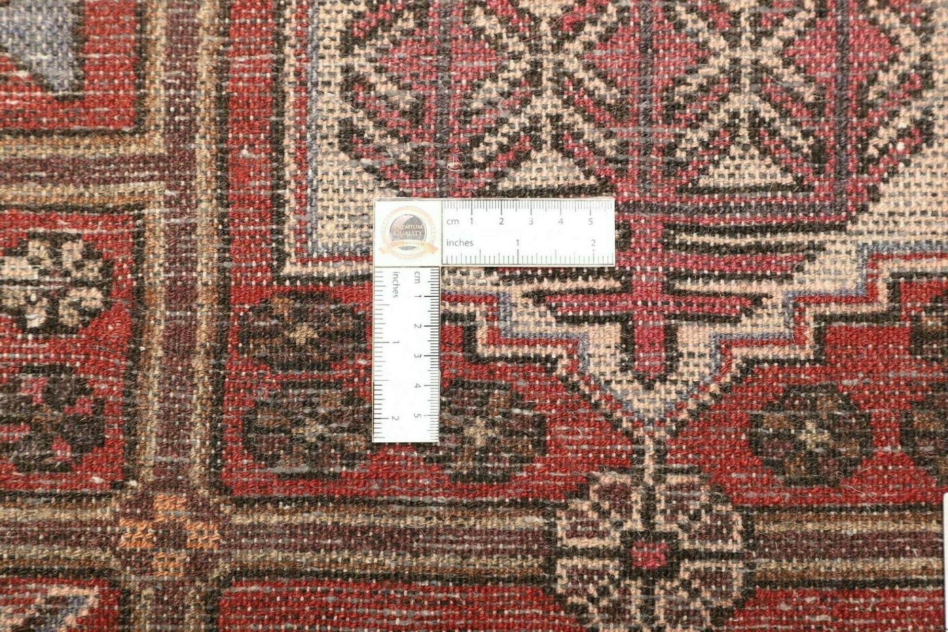 Handgeknüpfter Hamadan Herati Perserteppich 80 × 126 cm