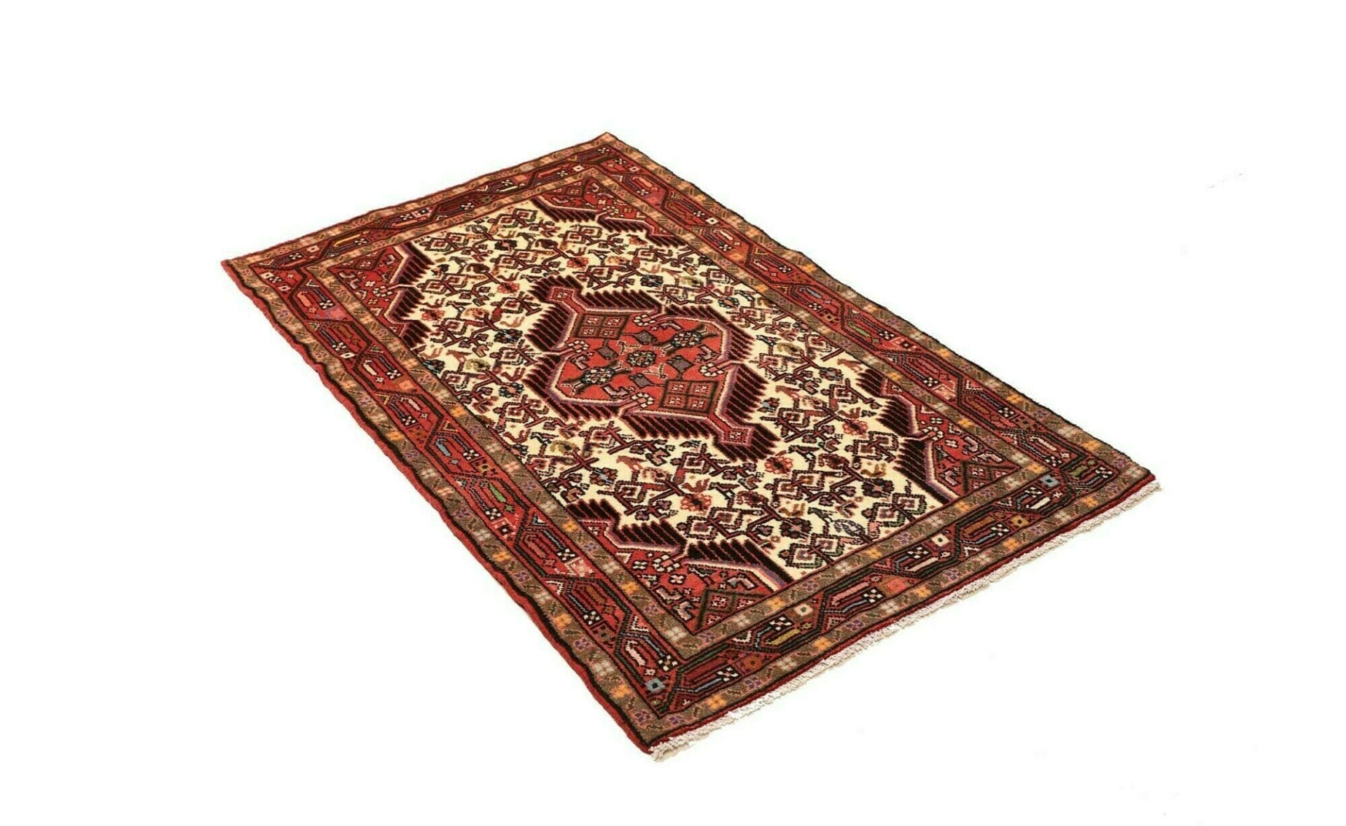 hamadan-teppich-80-x-125cm-schurwolle-herati-muster-handgeknupft-2 Hamadan Herati Perserteppich aus Iran, 80 × 125 cm