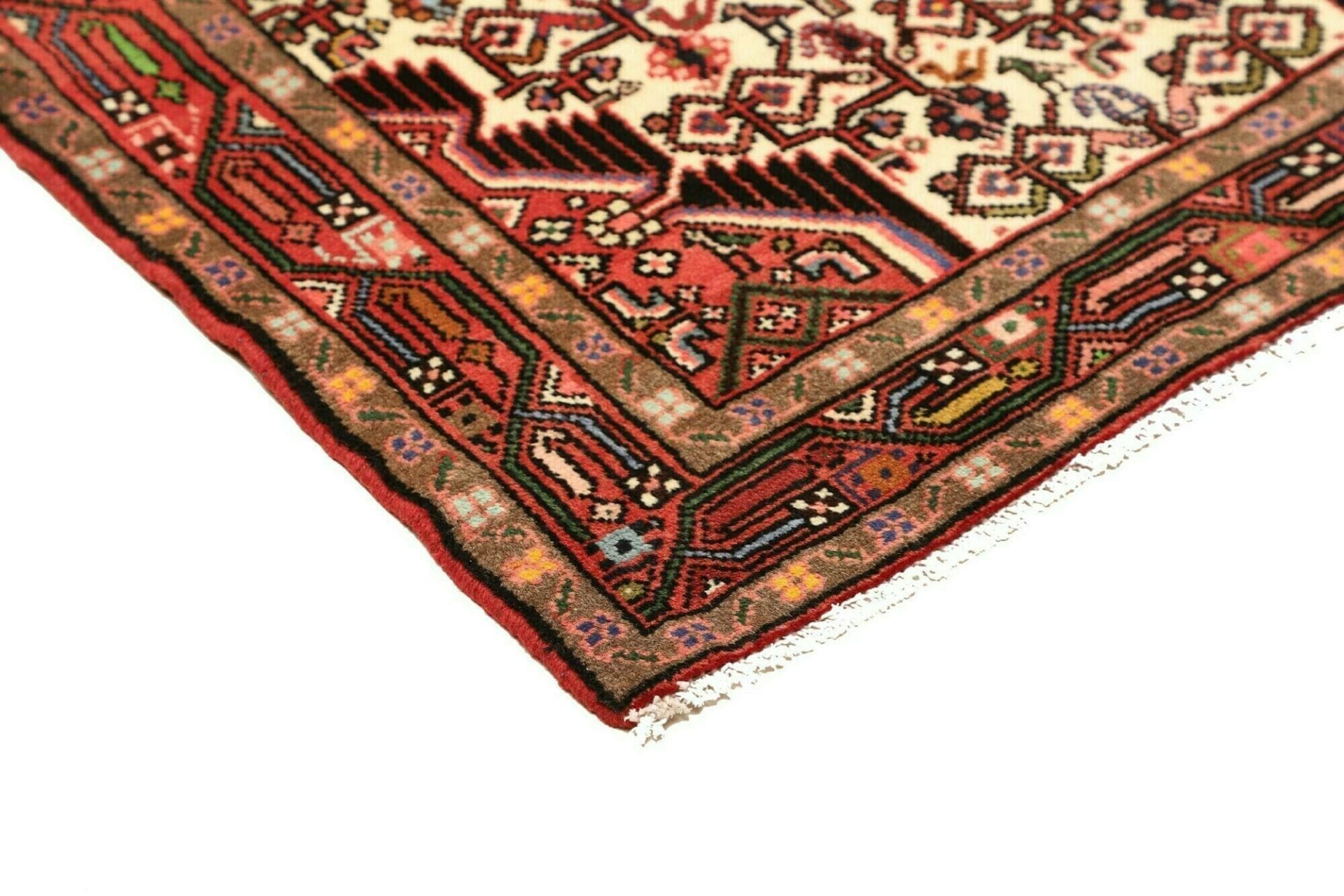 hamadan-teppich-80-x-125cm-schurwolle-herati-muster-handgeknupft-4 Hamadan Herati Perserteppich aus Iran, 80 × 125 cm