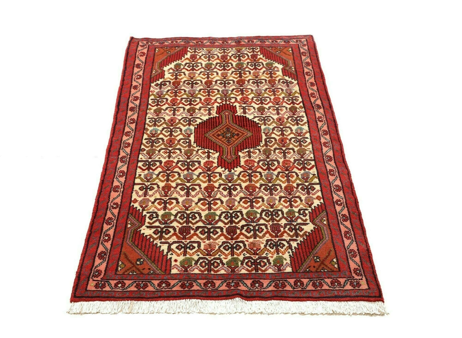 Hamadan Perserteppich aus Iran, 78 × 130 cm