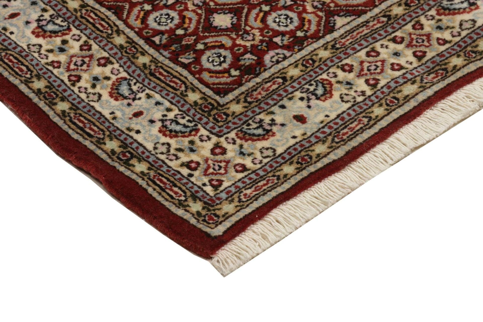 Moud Perserteppich aus Iran, 63 × 92 cm