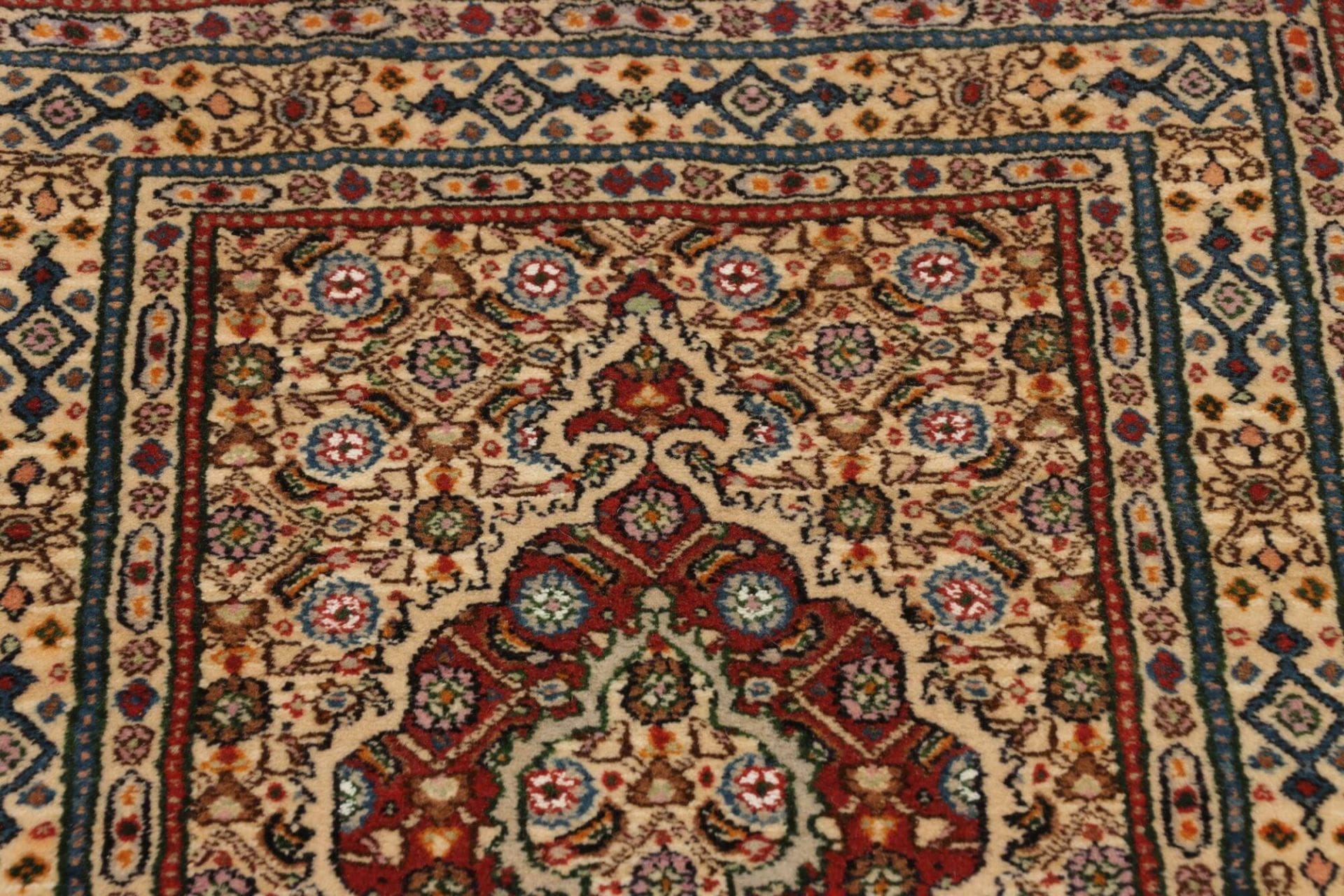 Moud Perserteppich 58 × 90 cm aus Wolle, handgeknüpft
