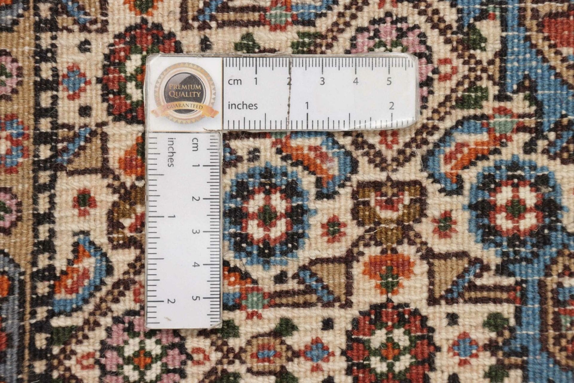 Handgeknüpfter Moud Perserteppich 64 × 91 cm