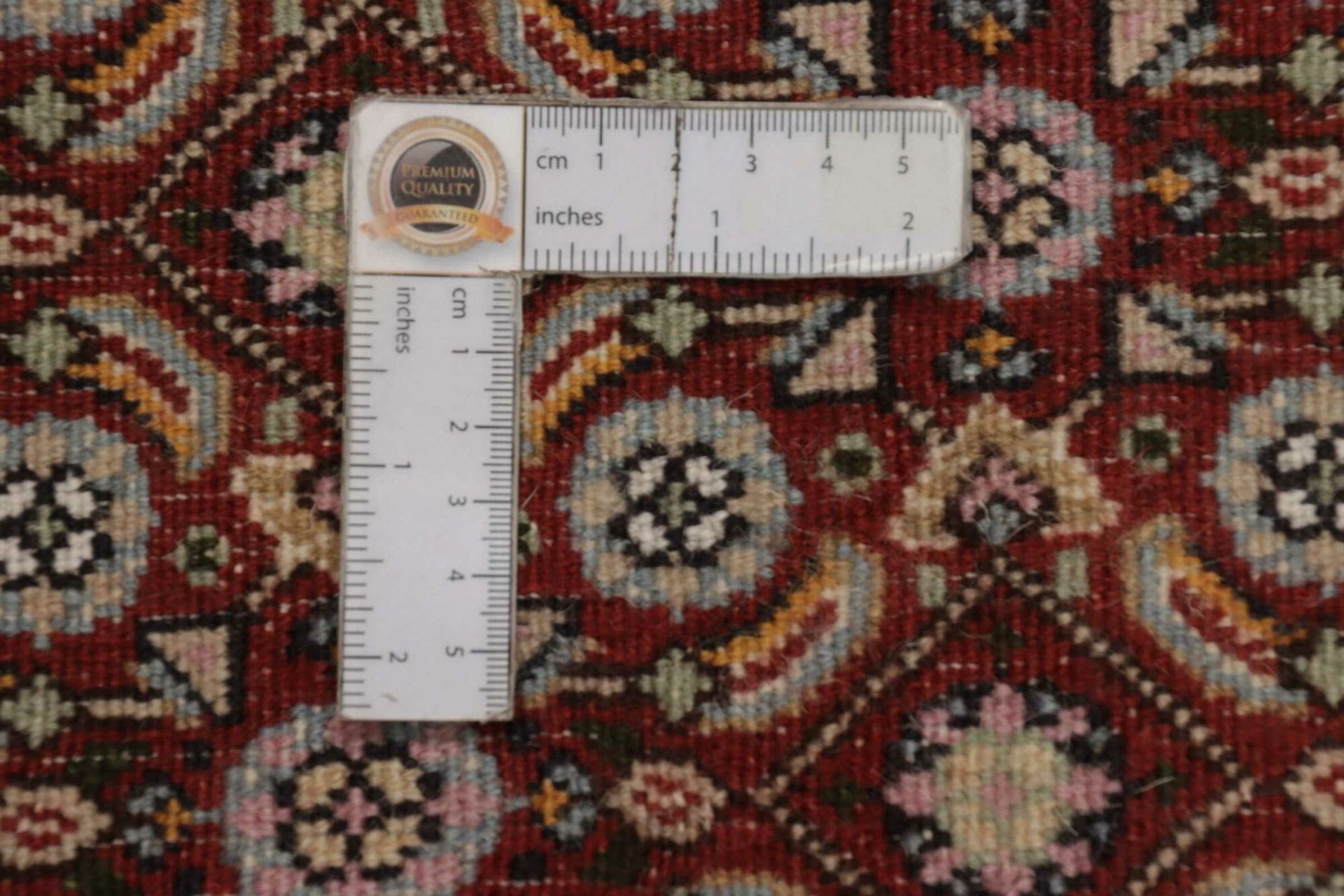 Moud Perserteppich aus Iran, 63 × 93 cm