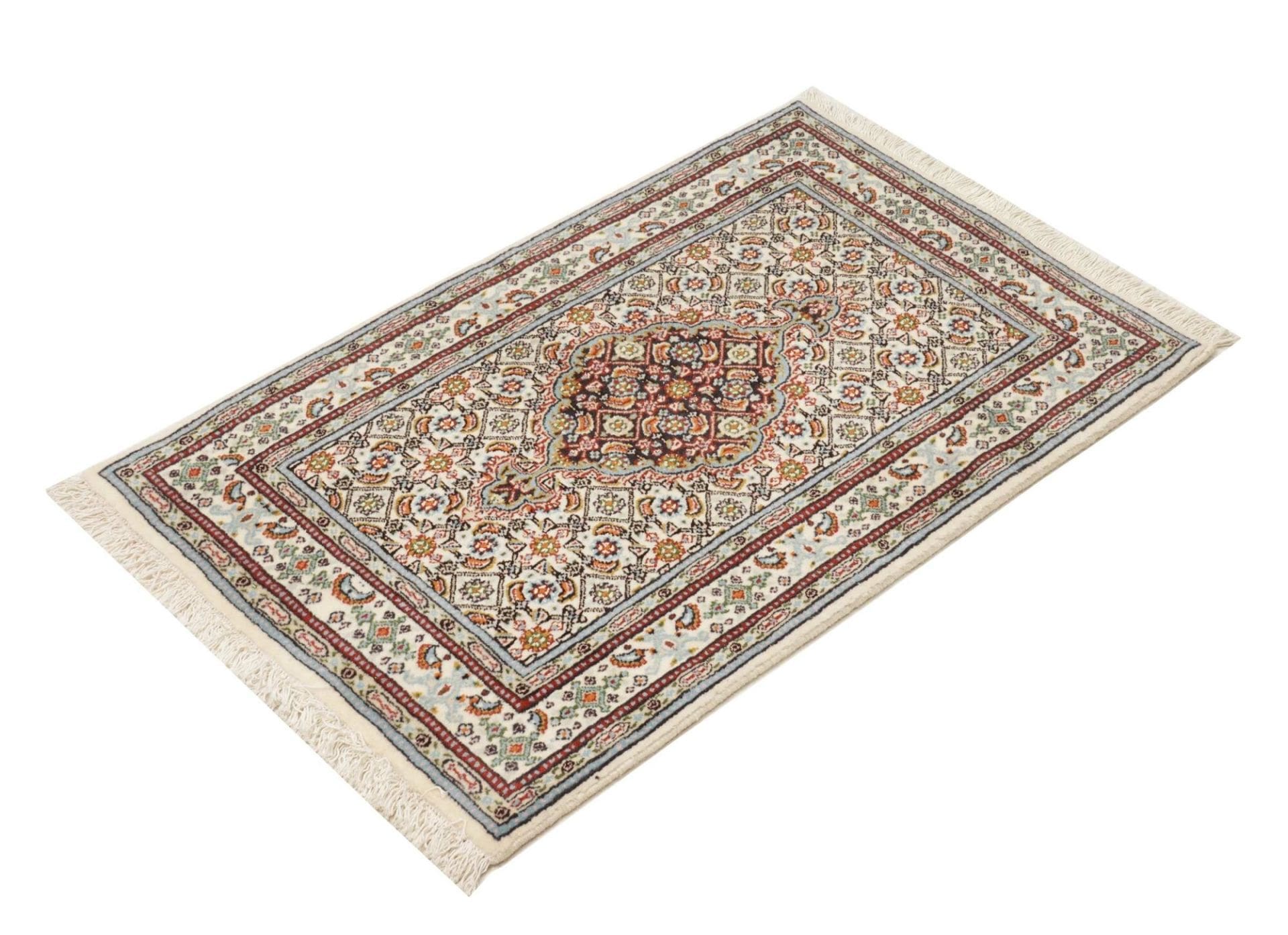 Handgeknüpfter Moud Perserteppich 62 × 88 cm