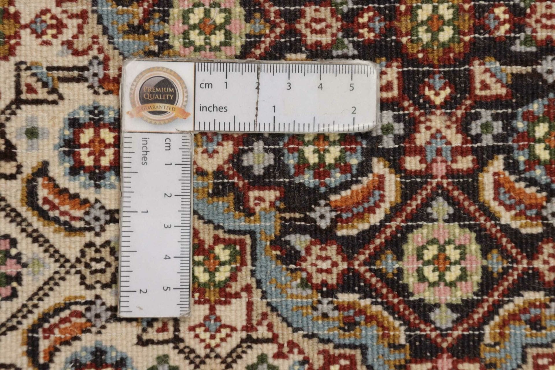 Handgeknüpfter Moud Perserteppich 62 × 88 cm