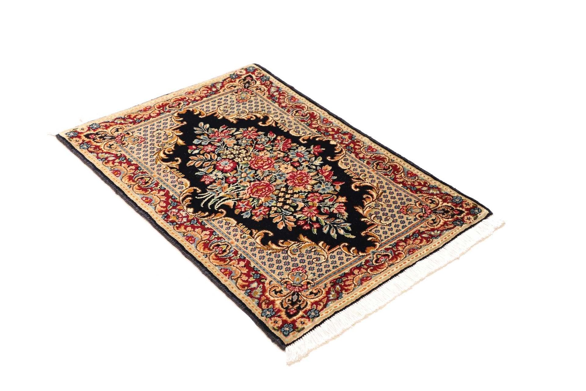 orientteppich-kirman-68-x-90cm-handgeknupft-aus-schurwolle-2 Kerman Perserteppich 68 × 90 cm aus Wolle, handgeknüpft