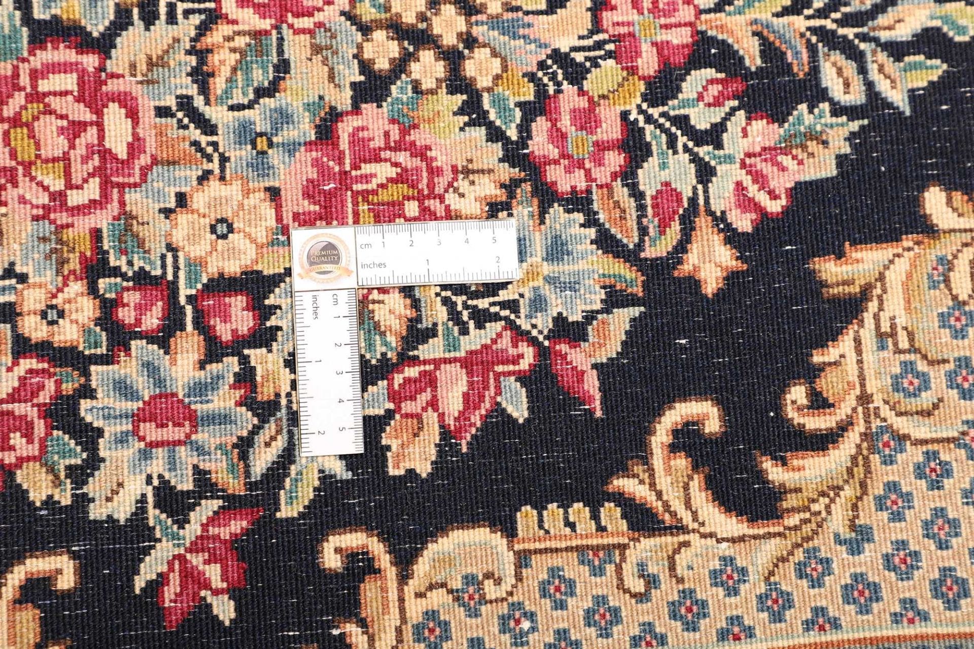 orientteppich-kirman-68-x-90cm-handgeknupft-aus-schurwolle-7 Kerman Perserteppich 68 × 90 cm aus Wolle, handgeknüpft