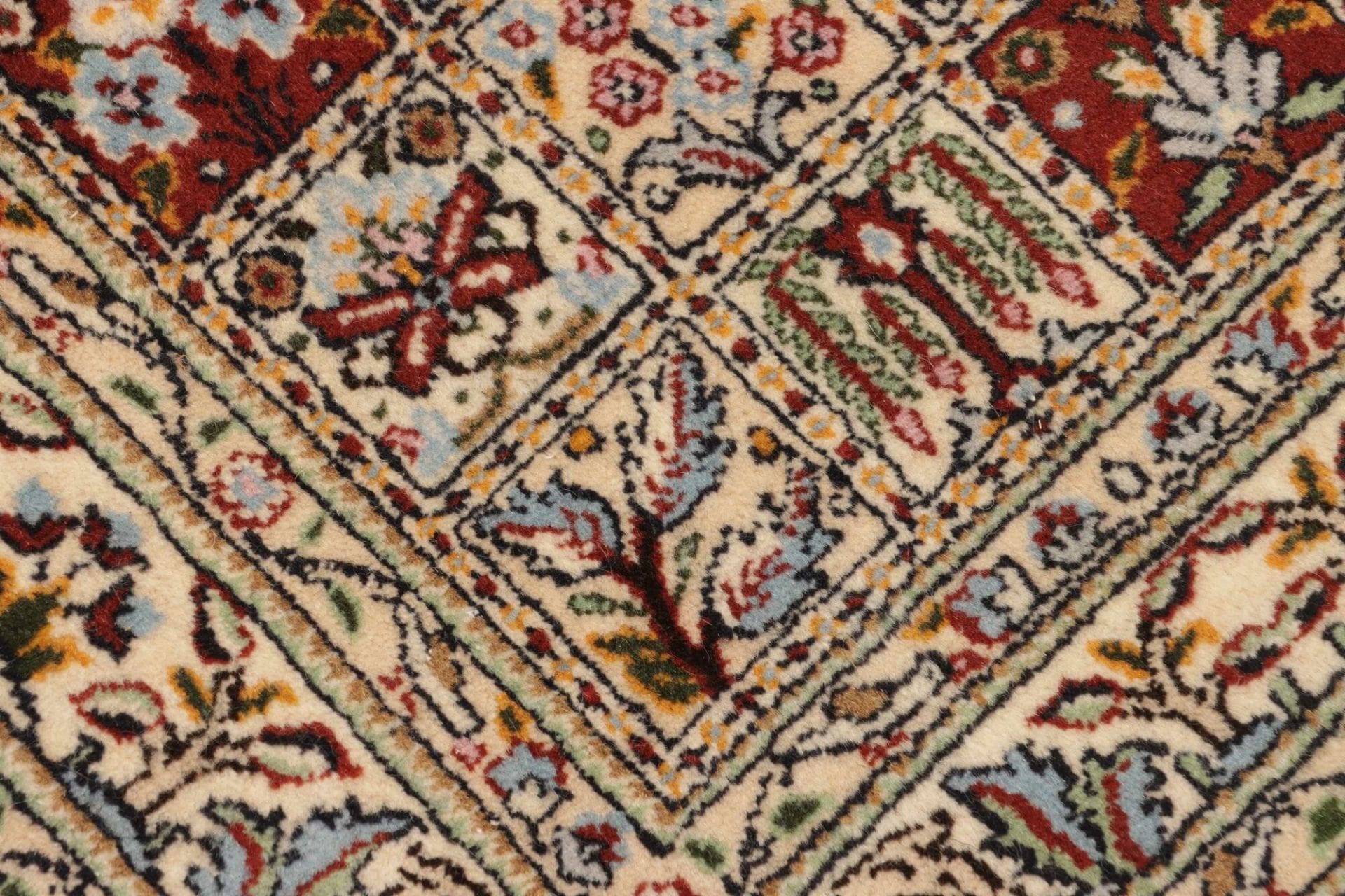 Moud Perserteppich aus Iran, 65 × 94 cm