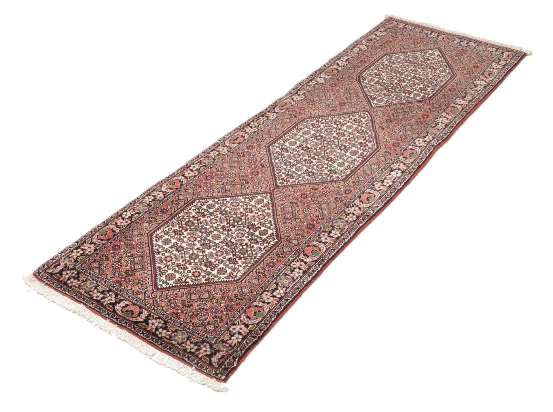 Bijar Perserteppich aus Iran, 66 × 195 cm