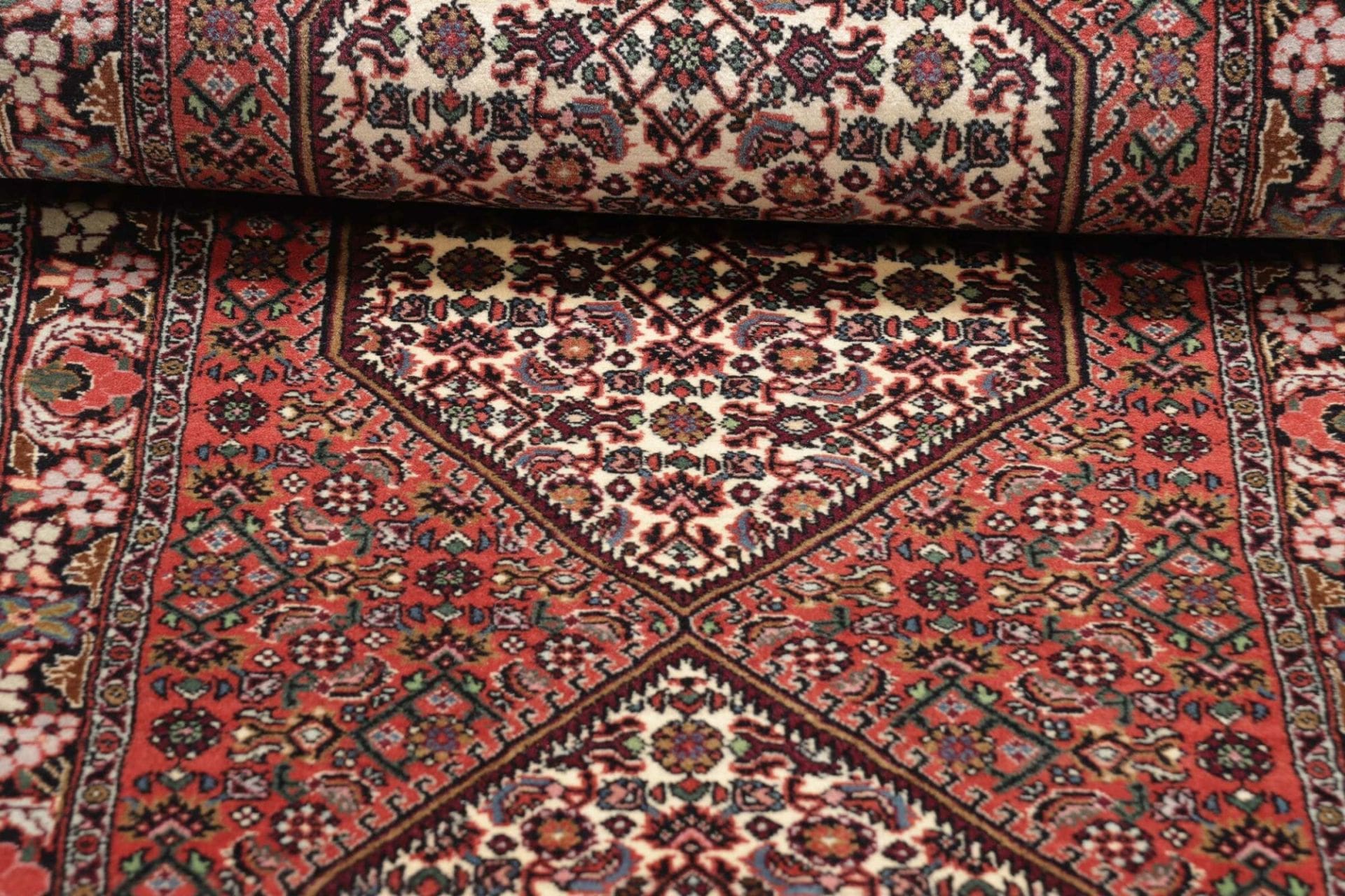 Bijar Perserteppich aus Iran, 66 × 195 cm