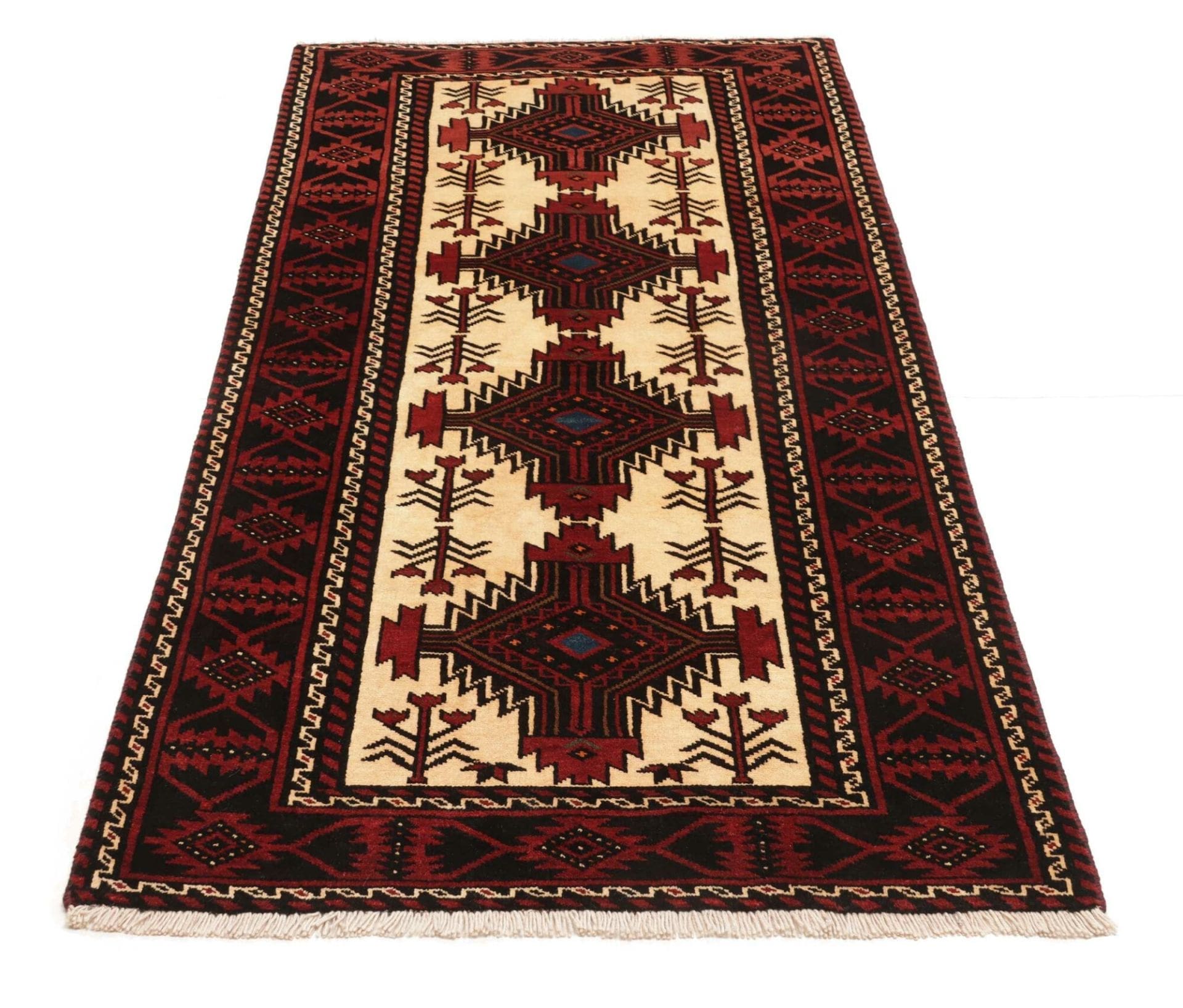 Perserteppich aus Iran, 99 × 199 cm