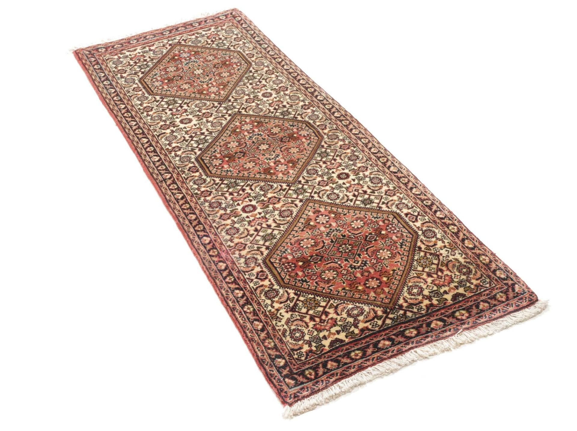 bidjar-teppich-66-x-158-cm-handgeknupft-aus-schurwolle-2 Bijar Perserteppich 66 × 158 cm aus Wolle, handgeknüpft