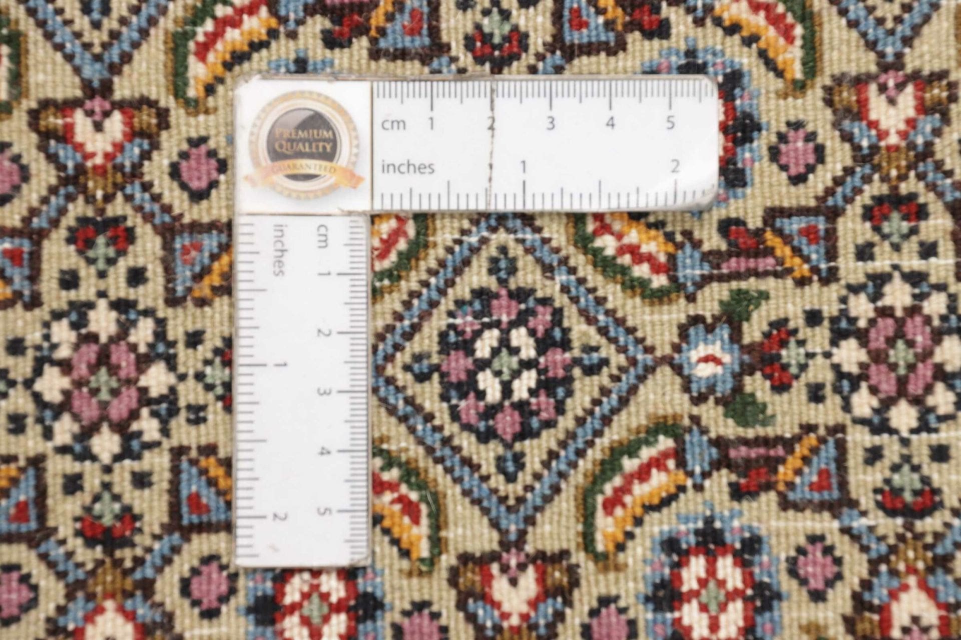 floraler-moud-teppich-81-x-198cm-aus-schurwolle-handgeknupft-perserteppich-9 Handgeknüpfter Moud Perserteppich 81 × 198 cm