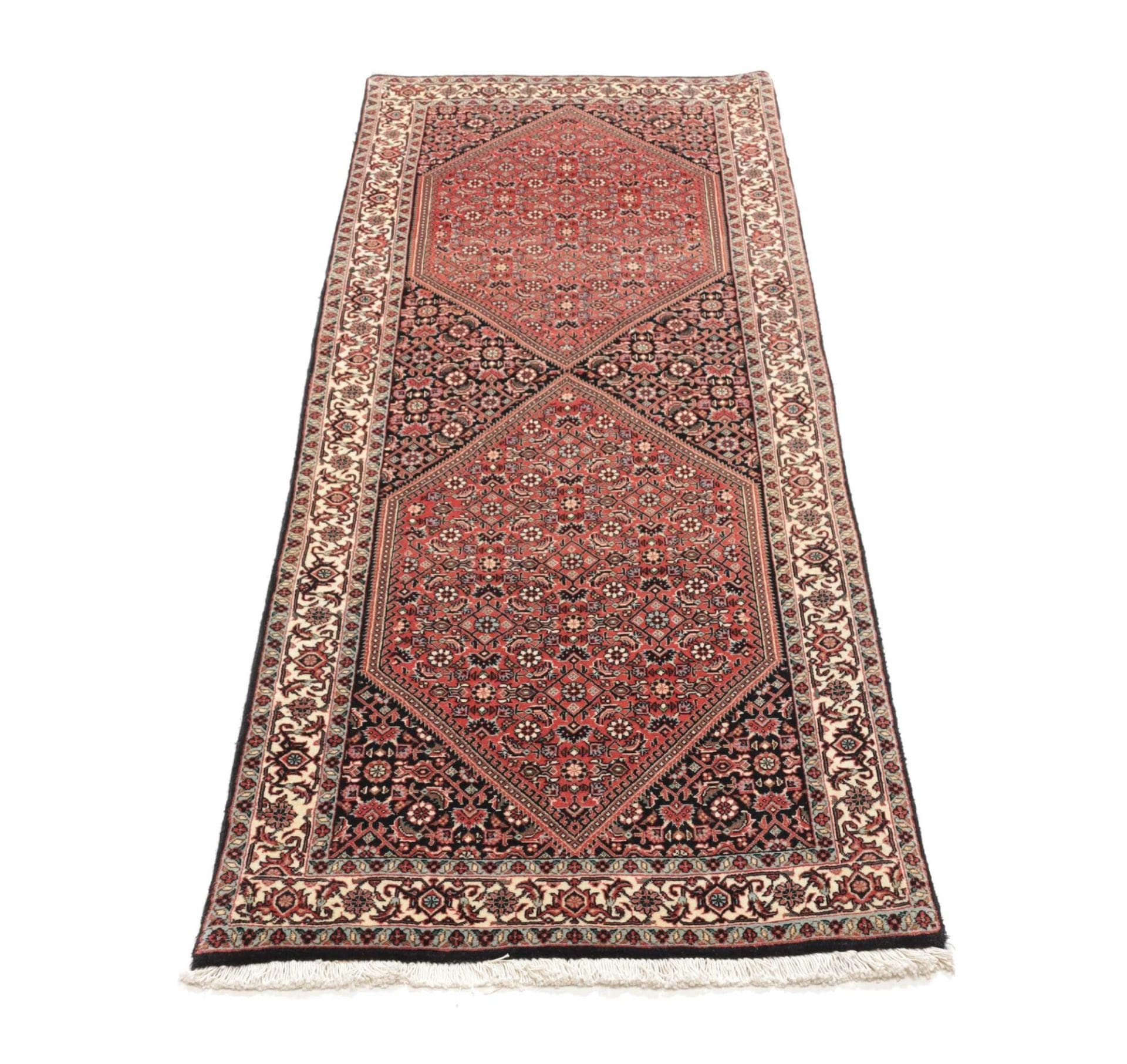 Bijar Perserteppich aus Iran, 83 × 196 cm