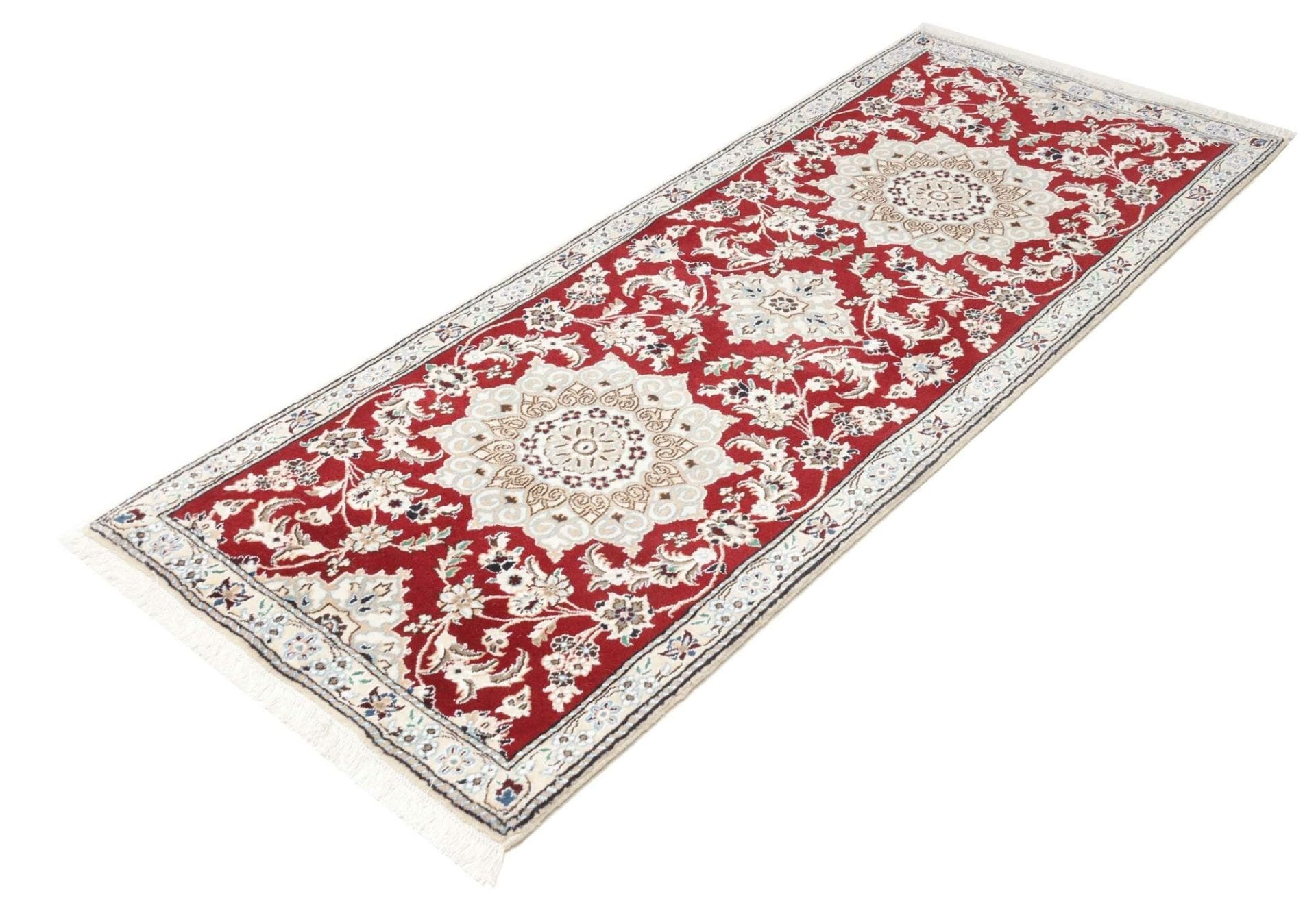 Handgeknüpfter Nain Perserteppich 83 × 200 cm
