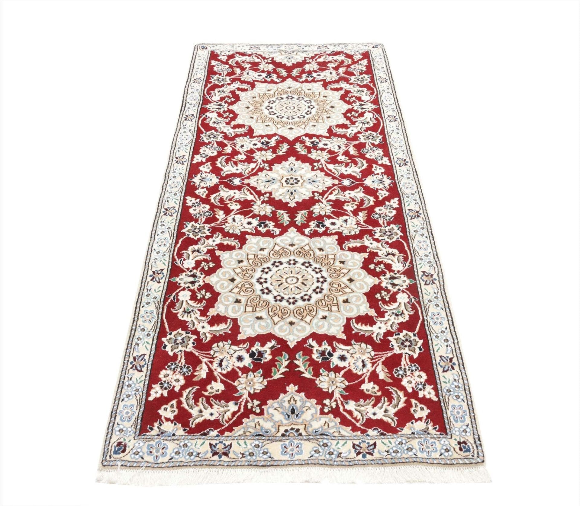 Handgeknüpfter Nain Perserteppich 83 × 200 cm