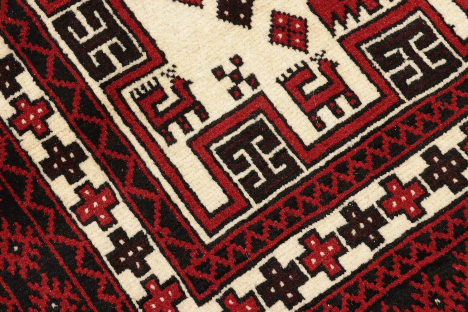 Perserteppich aus Iran, 98 × 197 cm
