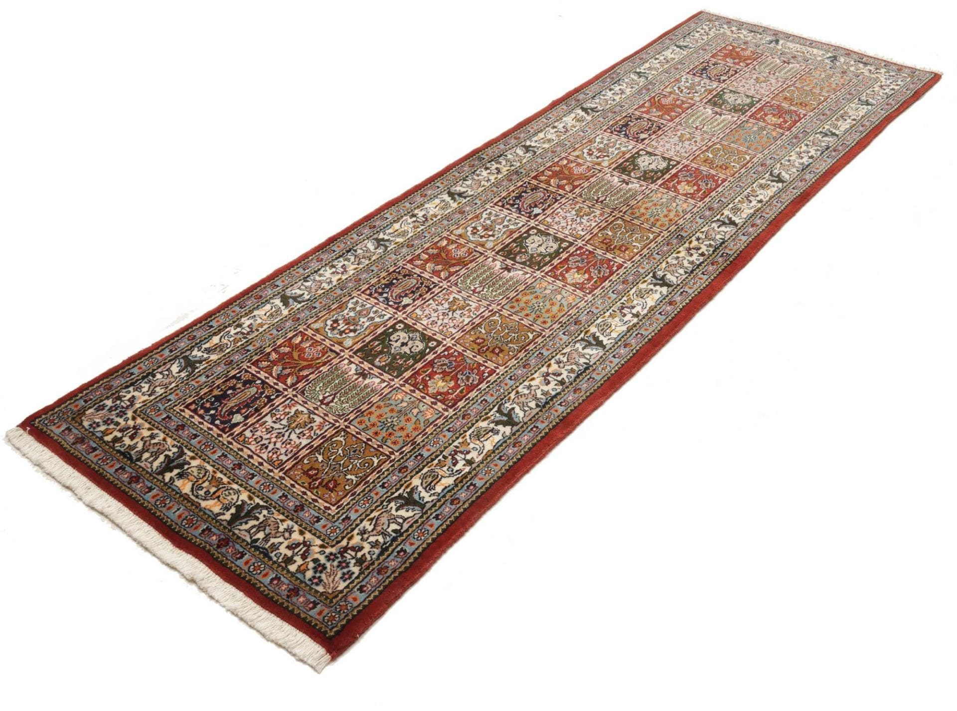 Moud Perserteppich aus Iran, 82 × 248 cm