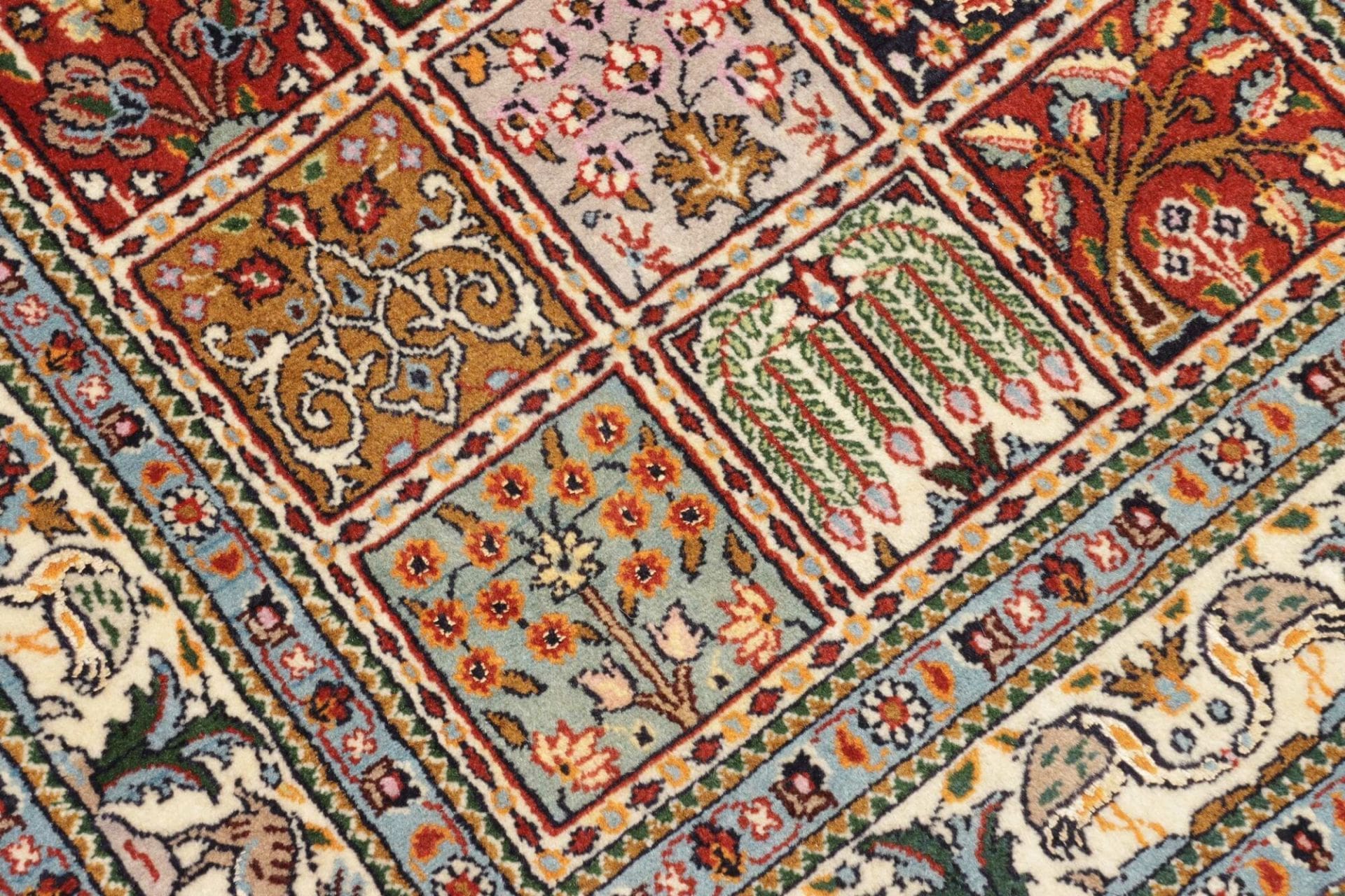 Moud Perserteppich aus Iran, 82 × 248 cm