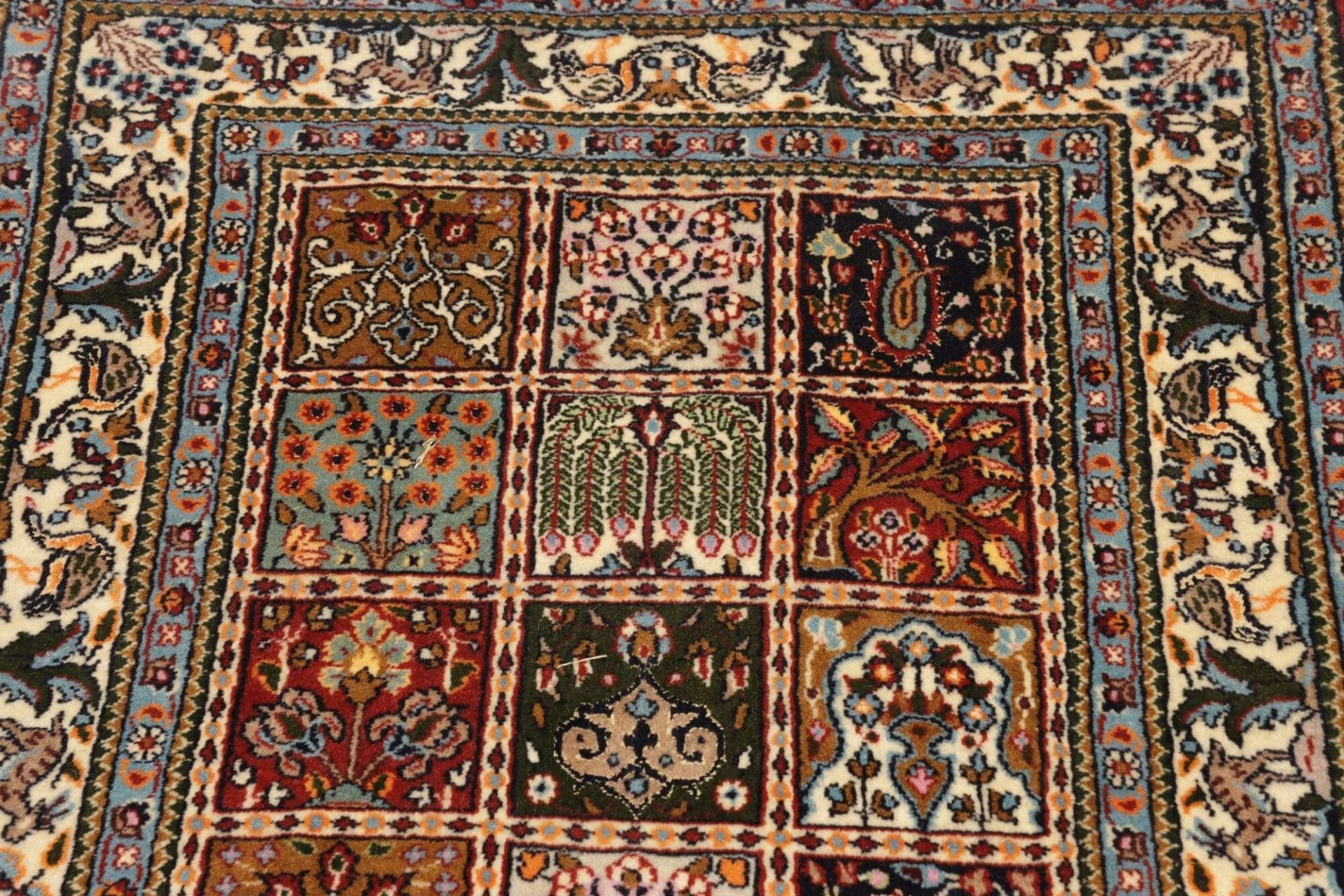 Moud Perserteppich aus Iran, 82 × 248 cm