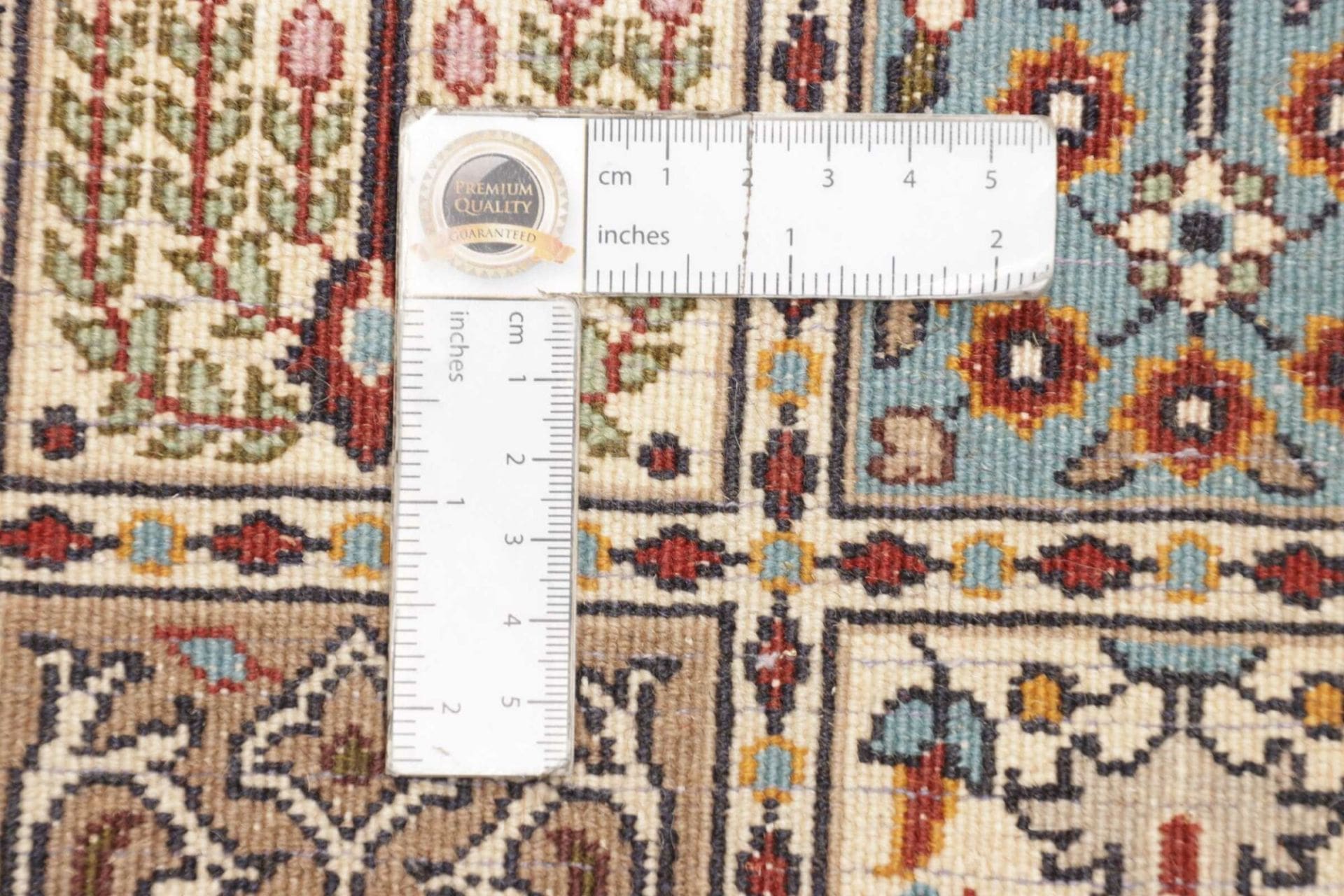 Moud Perserteppich aus Iran, 82 × 248 cm