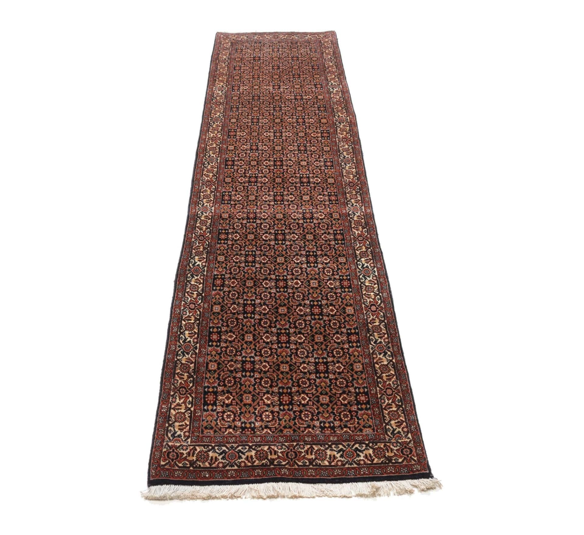 Handgeknüpfter Bijar Perserteppich 73 × 290 cm