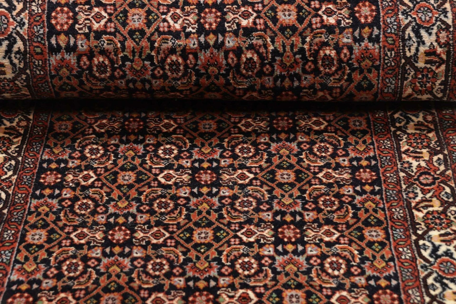 Handgeknüpfter Bijar Perserteppich 73 × 290 cm