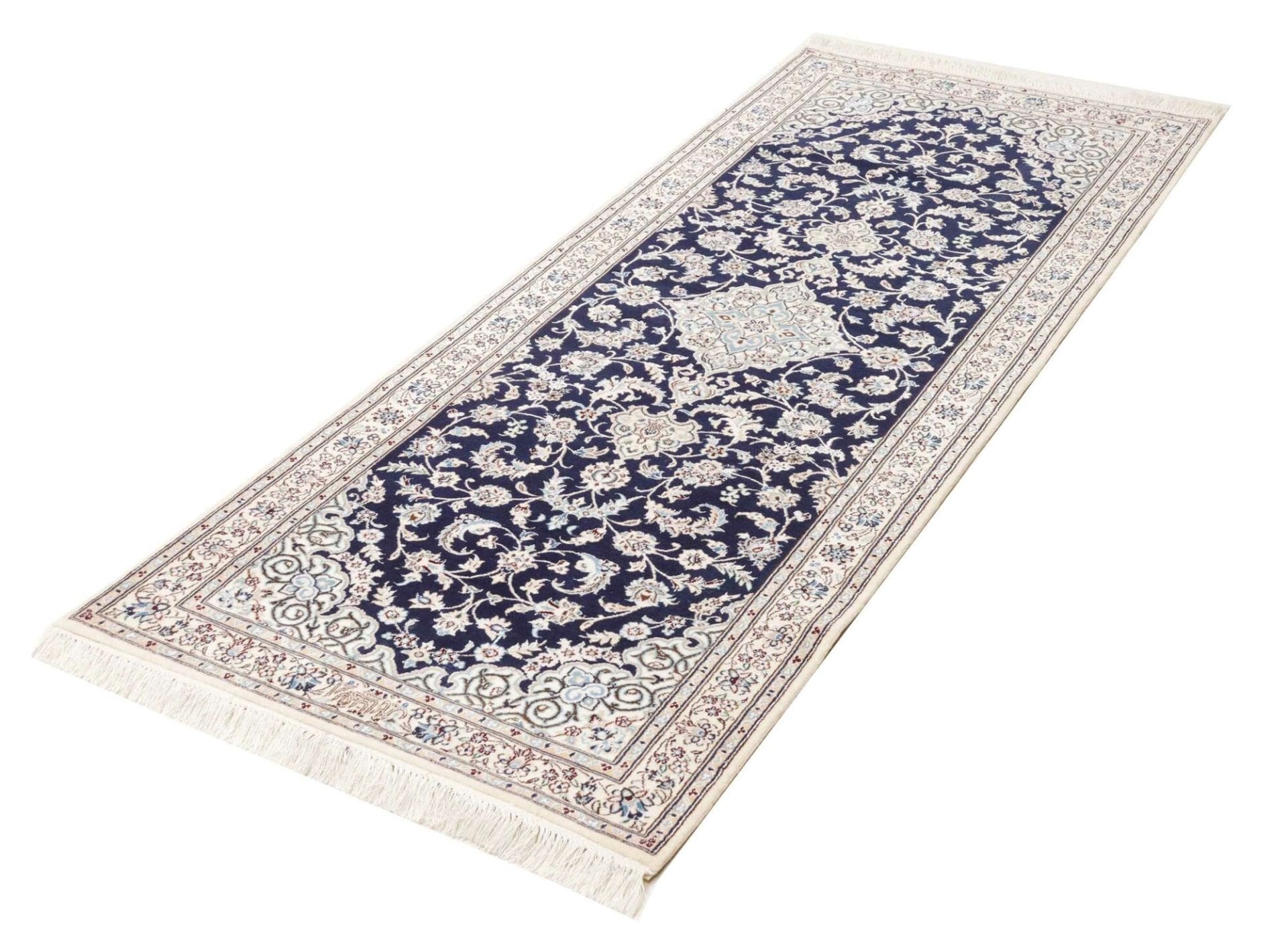 Nain Perserteppich 80 × 209 cm aus Wolle, handgeknüpft