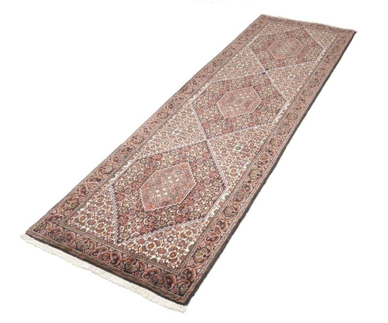 Handgeknüpfter Bijar Perserteppich 77 × 251 cm