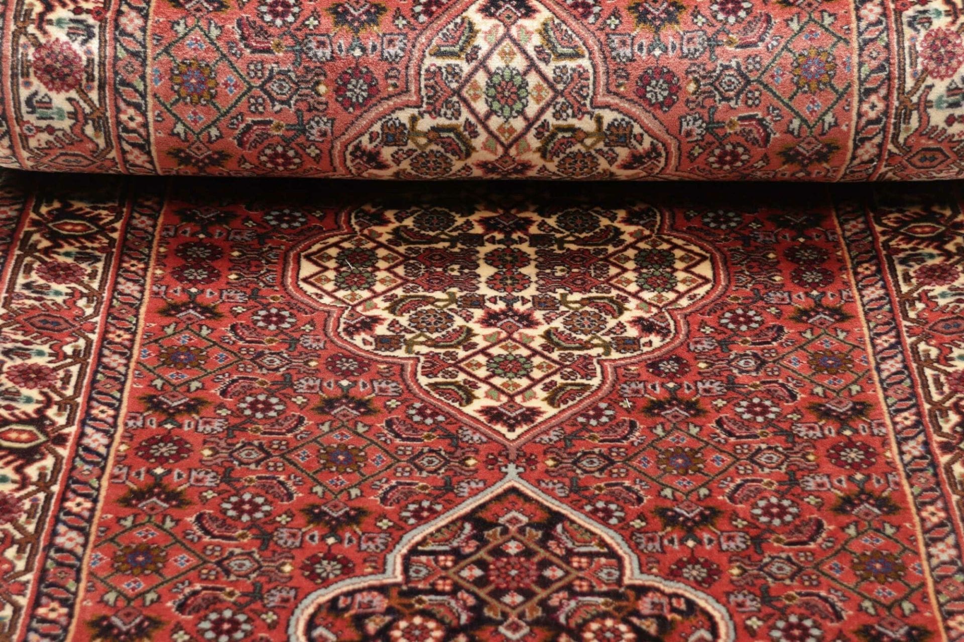 Handgeknüpfter Bijar Perserteppich, 80 × 248 cm, Wolle