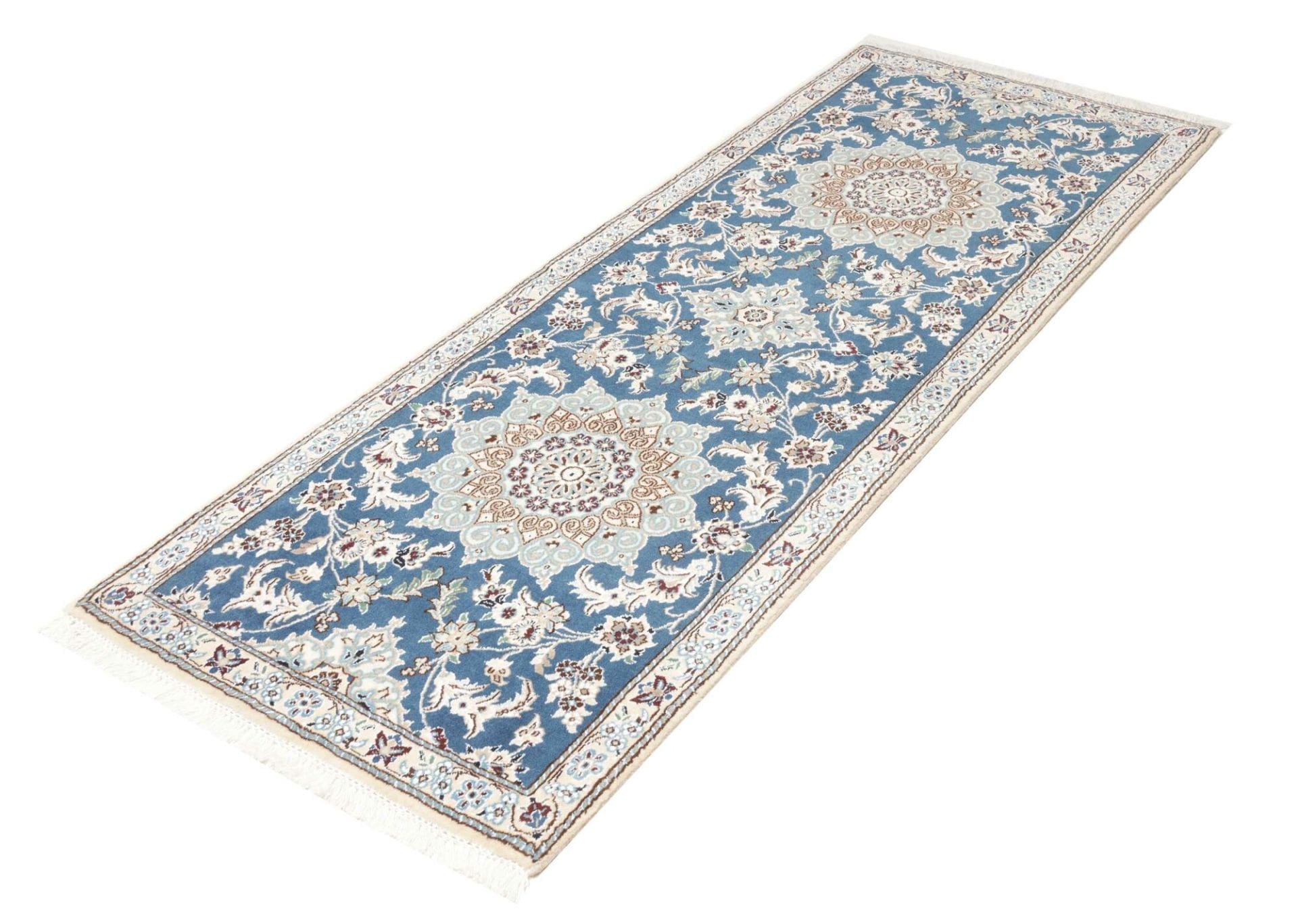 Handgeknüpfter Nain Perserteppich 81 × 203 cm