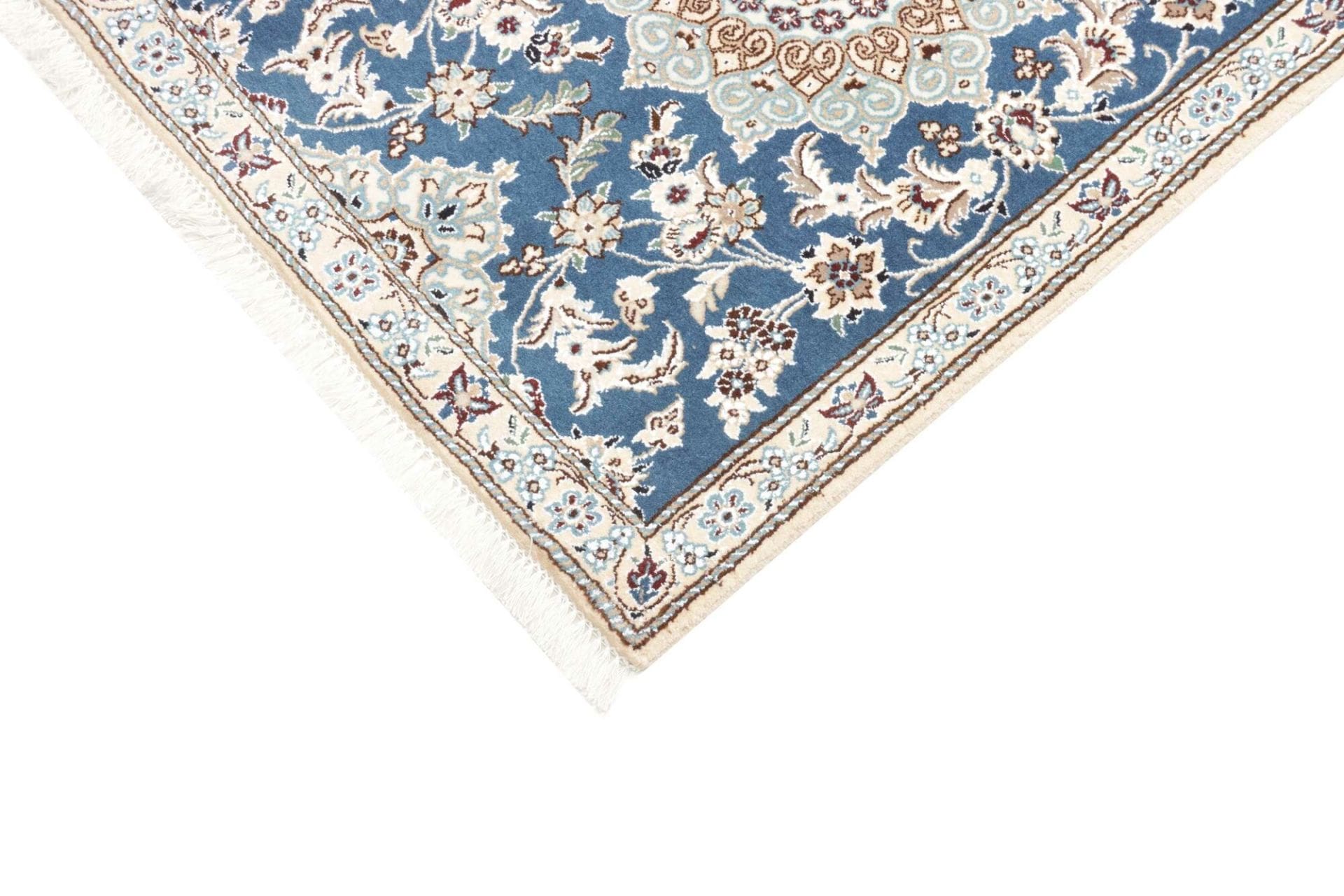 Handgeknüpfter Nain Perserteppich 81 × 203 cm