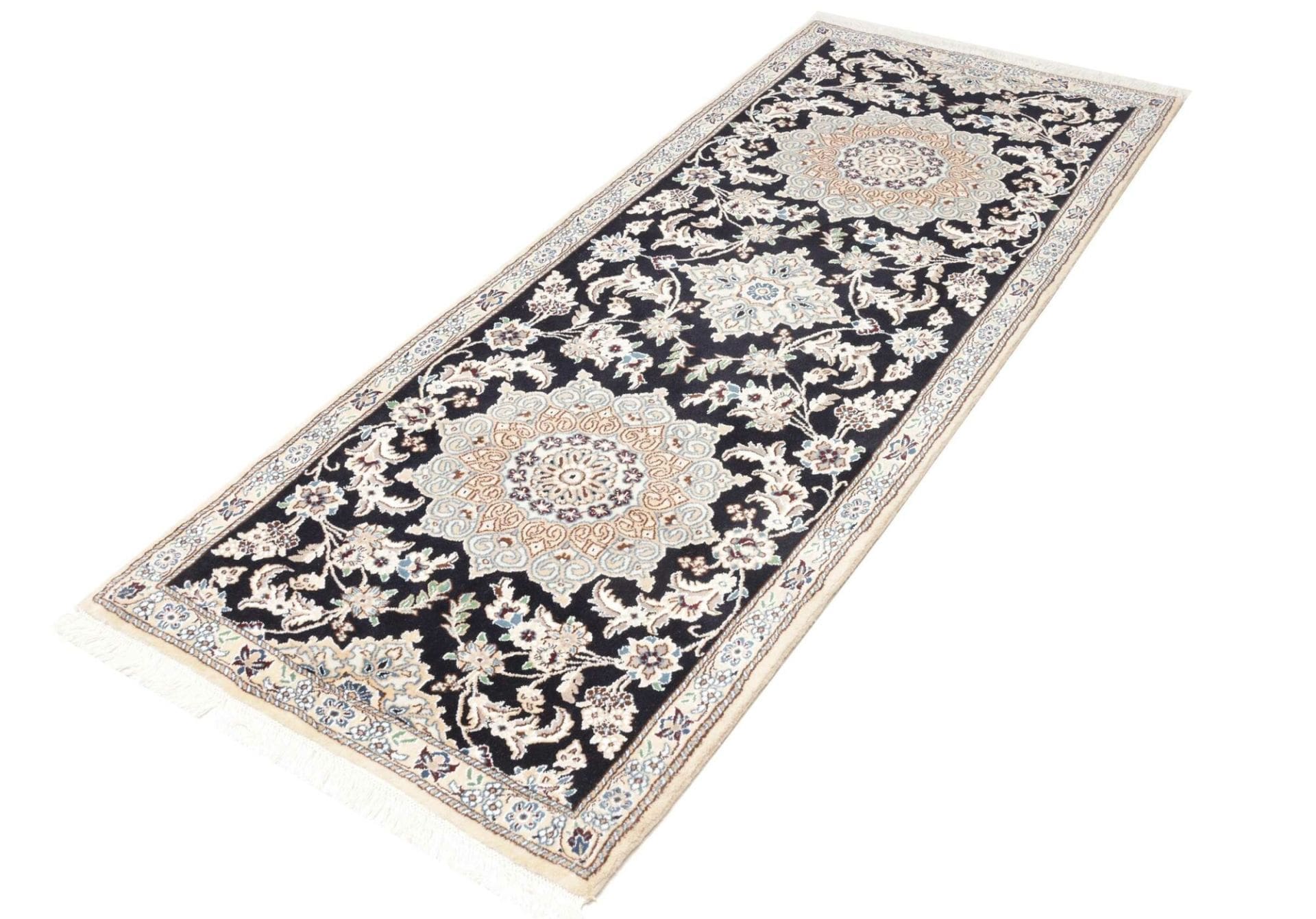 Handgeknüpfter Nain Perserteppich 87 × 202 cm
