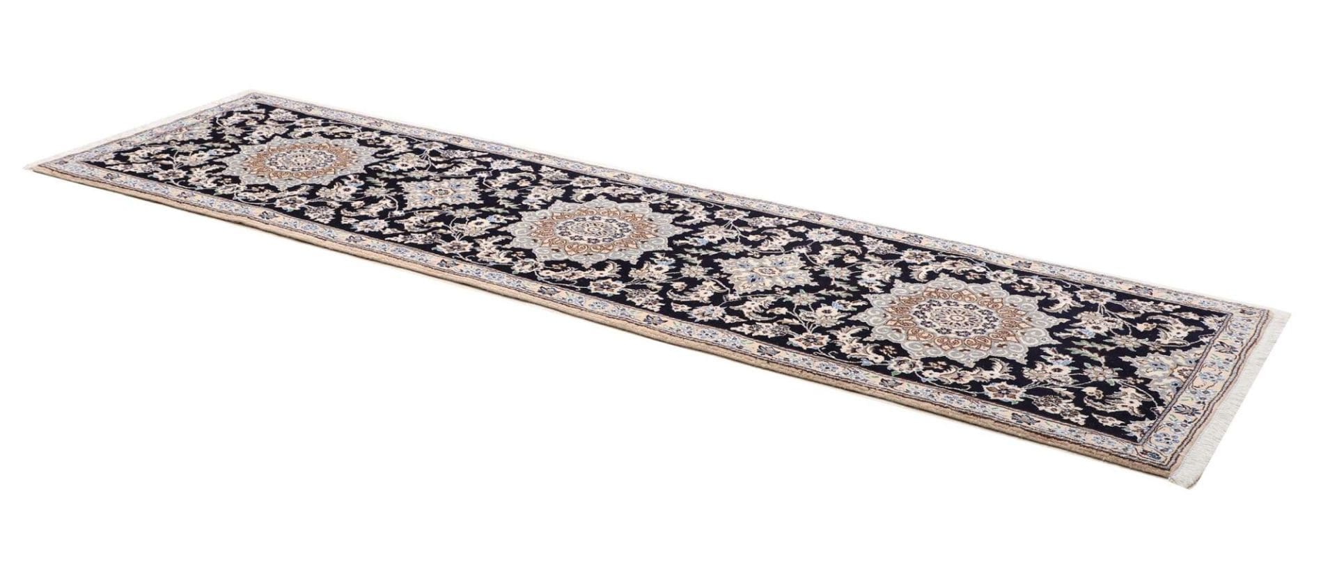 Nain Perserteppich 85 × 295 cm aus Wolle, handgeknüpft