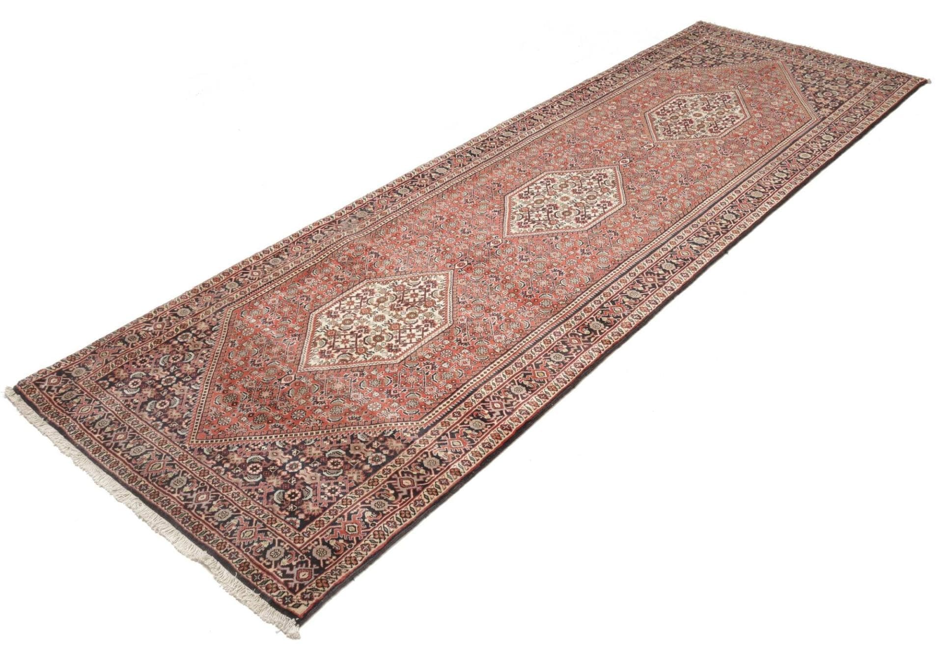 Handgeknüpfter Bijar Perserteppich, 96 × 290 cm, Wolle