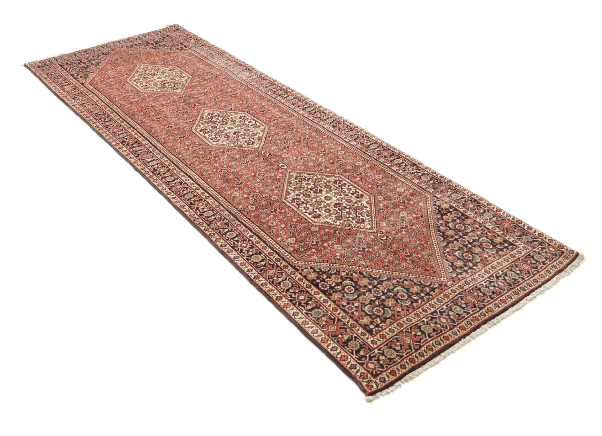 Handgeknüpfter Bijar Perserteppich, 96 × 290 cm, Wolle