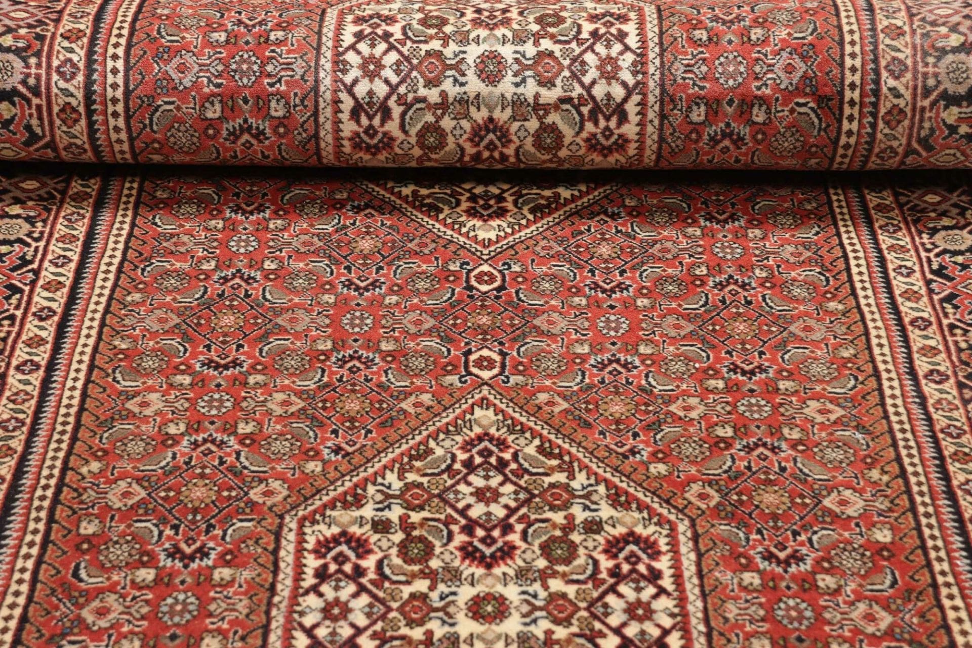 Handgeknüpfter Bijar Perserteppich, 96 × 290 cm, Wolle