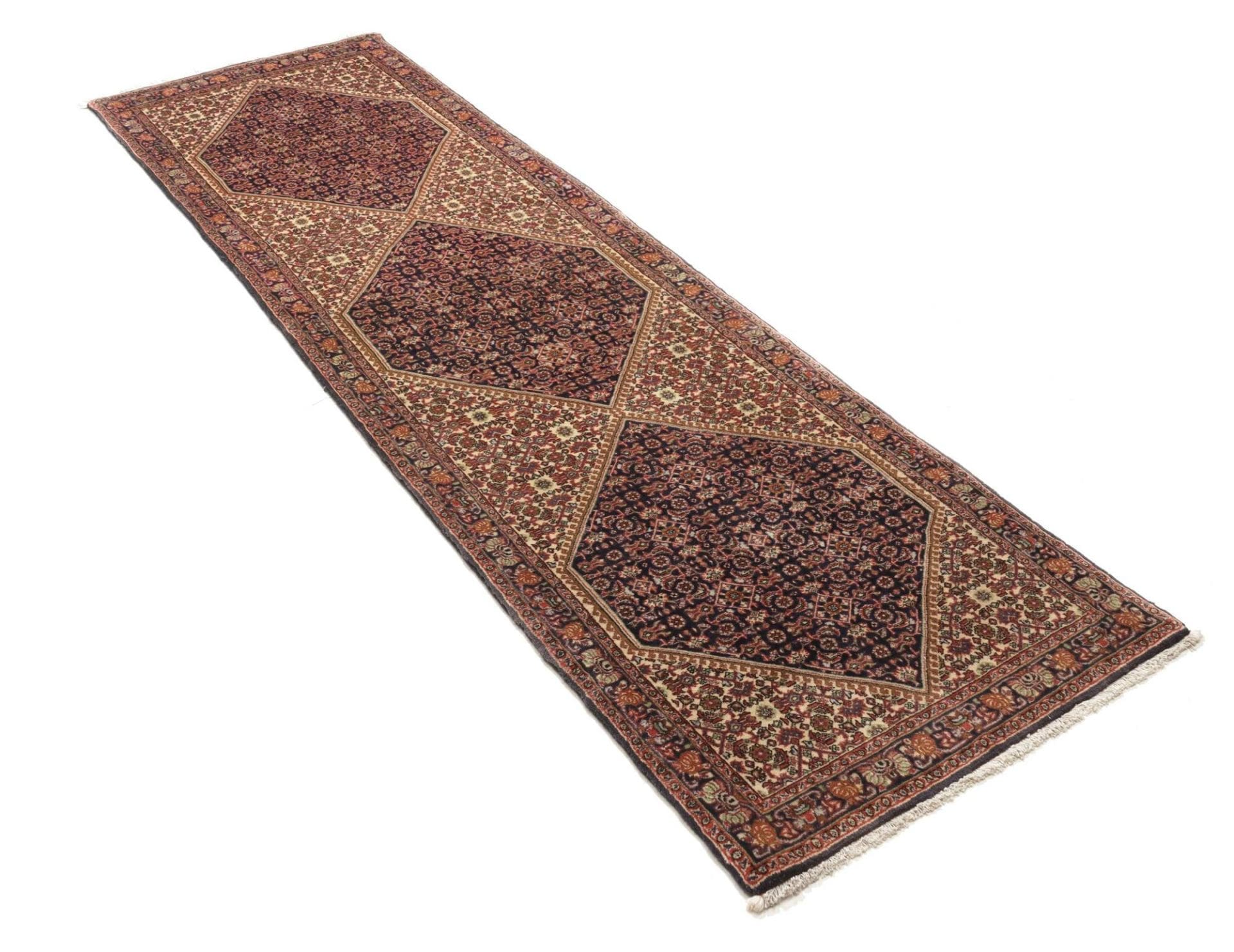 Bijar Perserteppich aus Iran, 73 × 252 cm