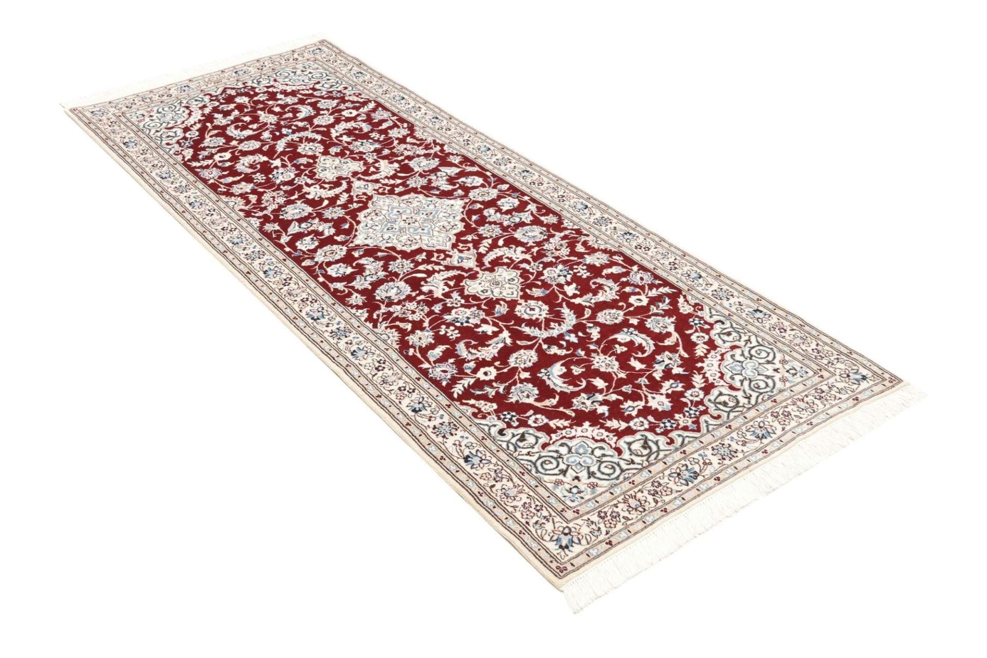 Nain Perserteppich aus Iran, 82 × 210 cm