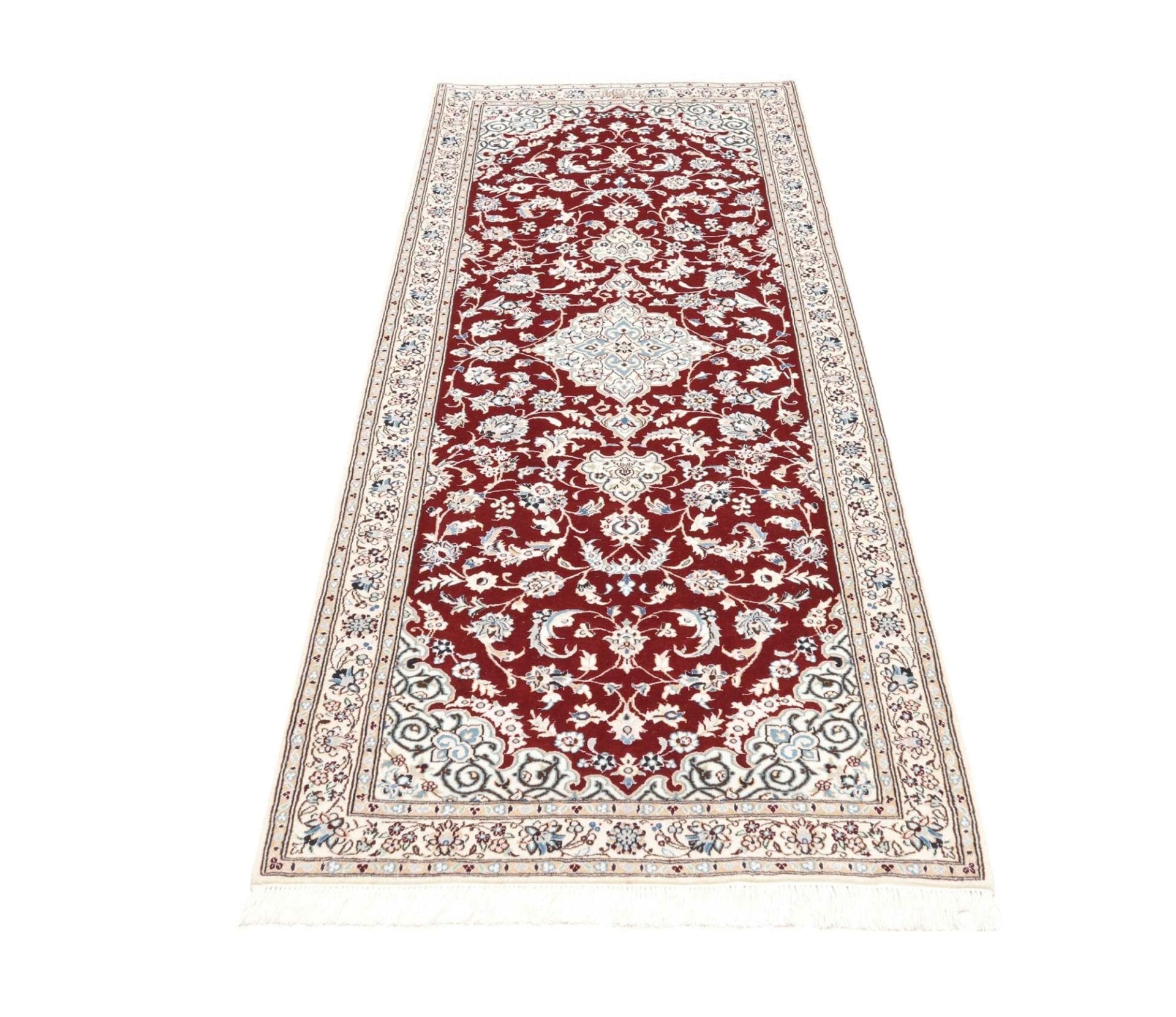 Nain Perserteppich aus Iran, 82 × 210 cm