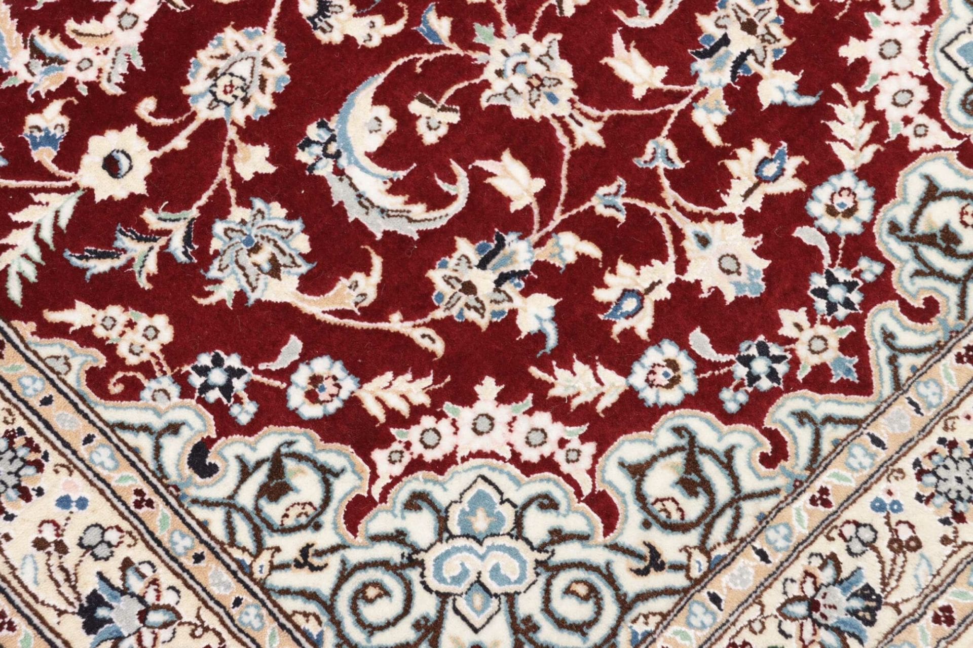 Nain Perserteppich aus Iran, 82 × 210 cm