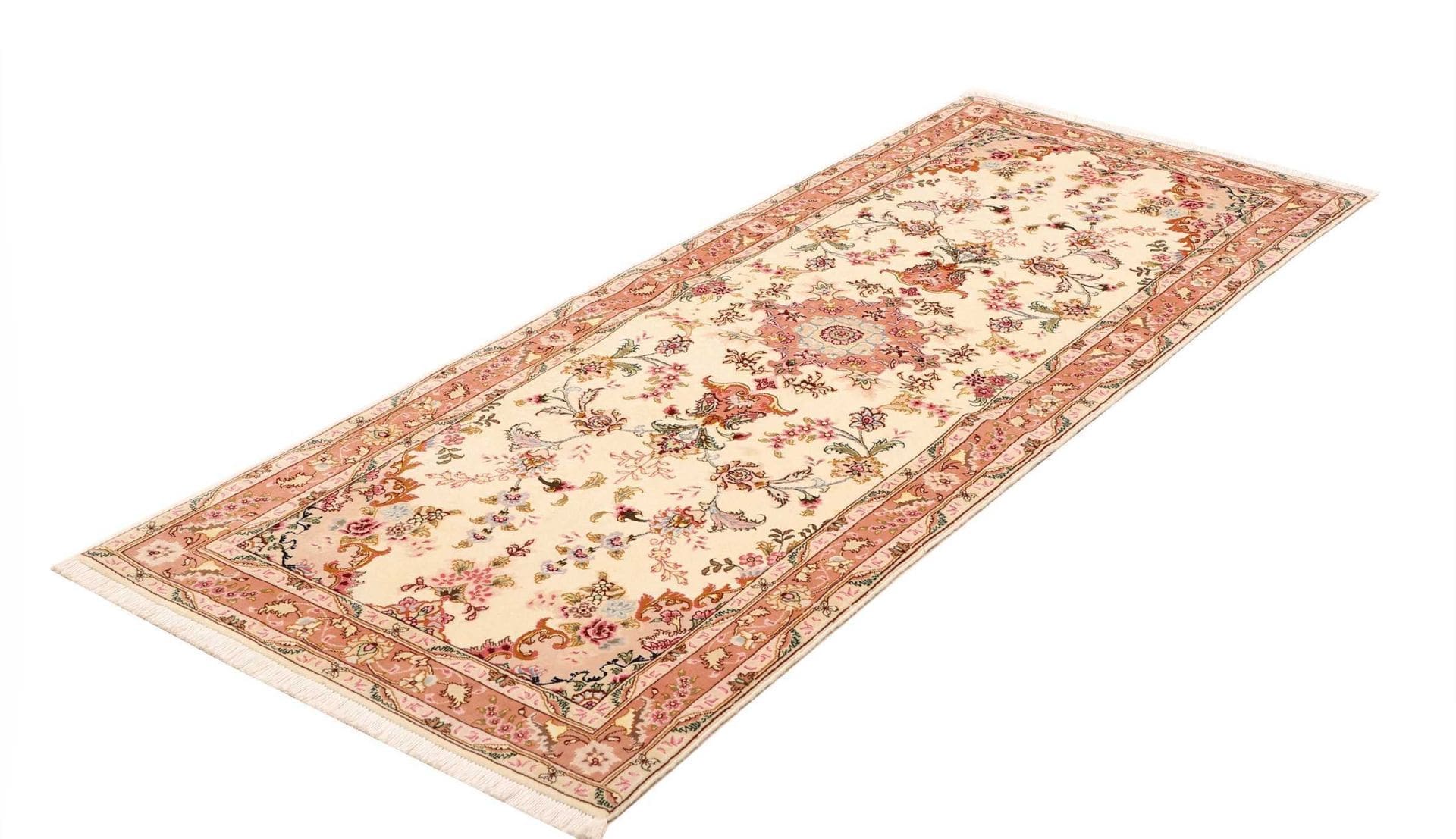 Handgeknüpfter Täbriz Perserteppich 80 × 207 cm