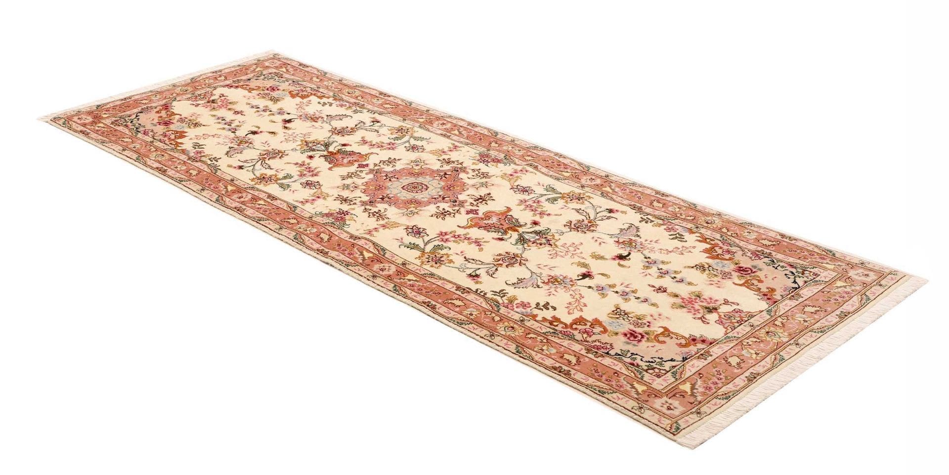Handgeknüpfter Täbriz Perserteppich 80 × 207 cm